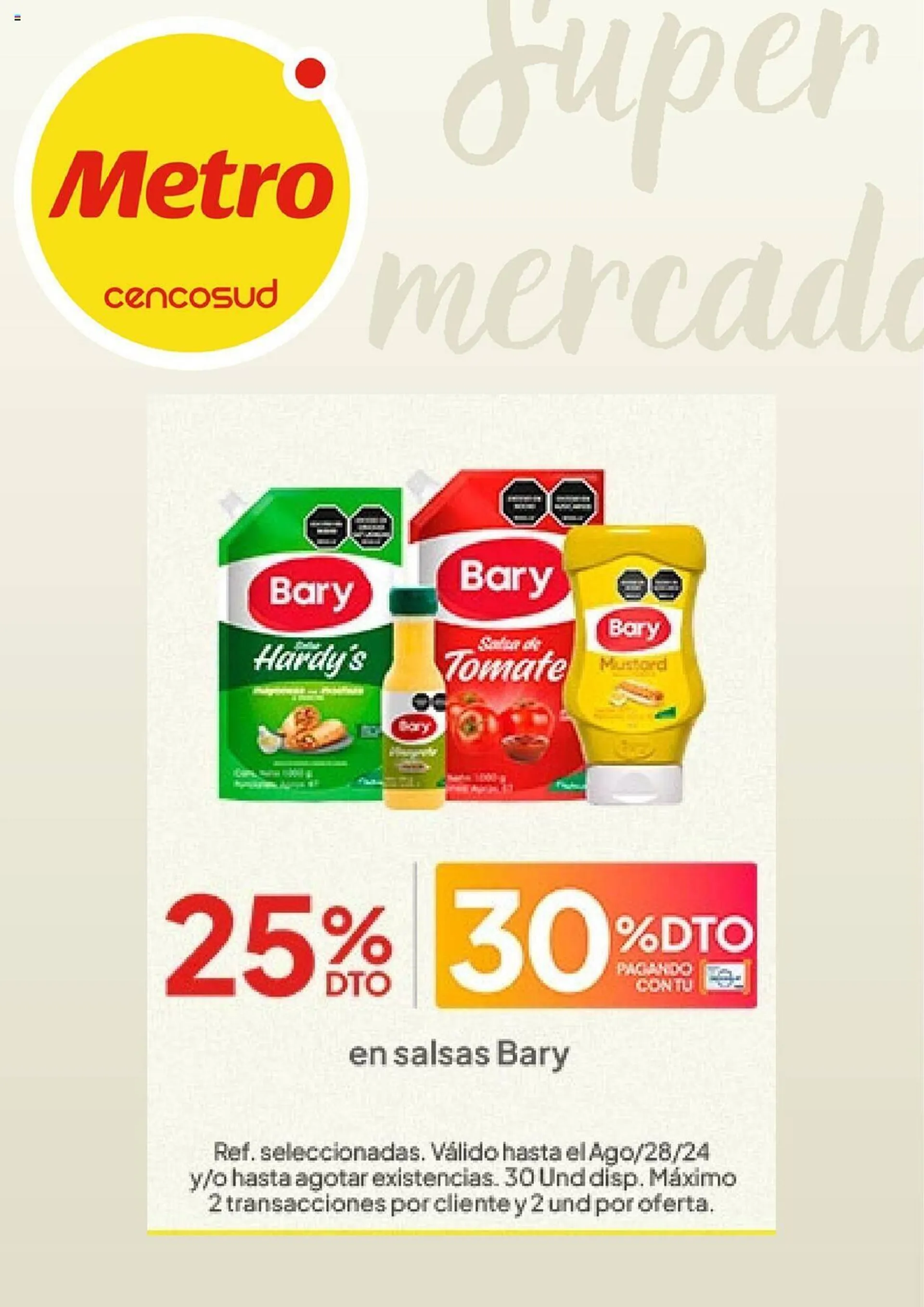 Catalogo de Catálogo Metro 26 de agosto al 28 de agosto 2024 - Pag 5