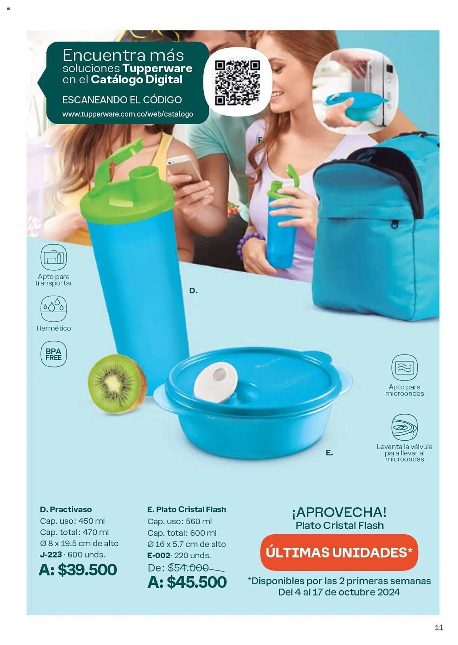 Catalogo de Catálogo Tupperware 4 de octubre al 31 de octubre 2024 - Pag 11