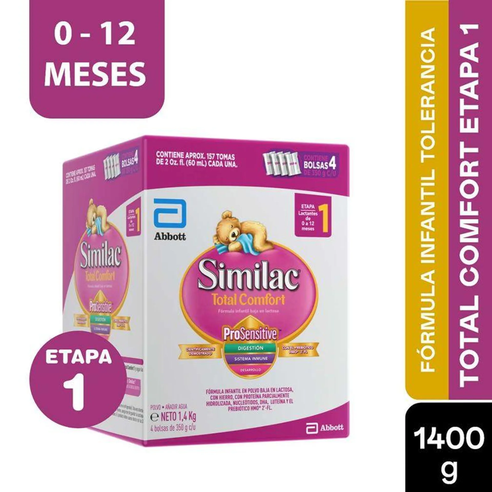 Formula Infantil Similac 1 Total Comfort Caja X 1400 Gr