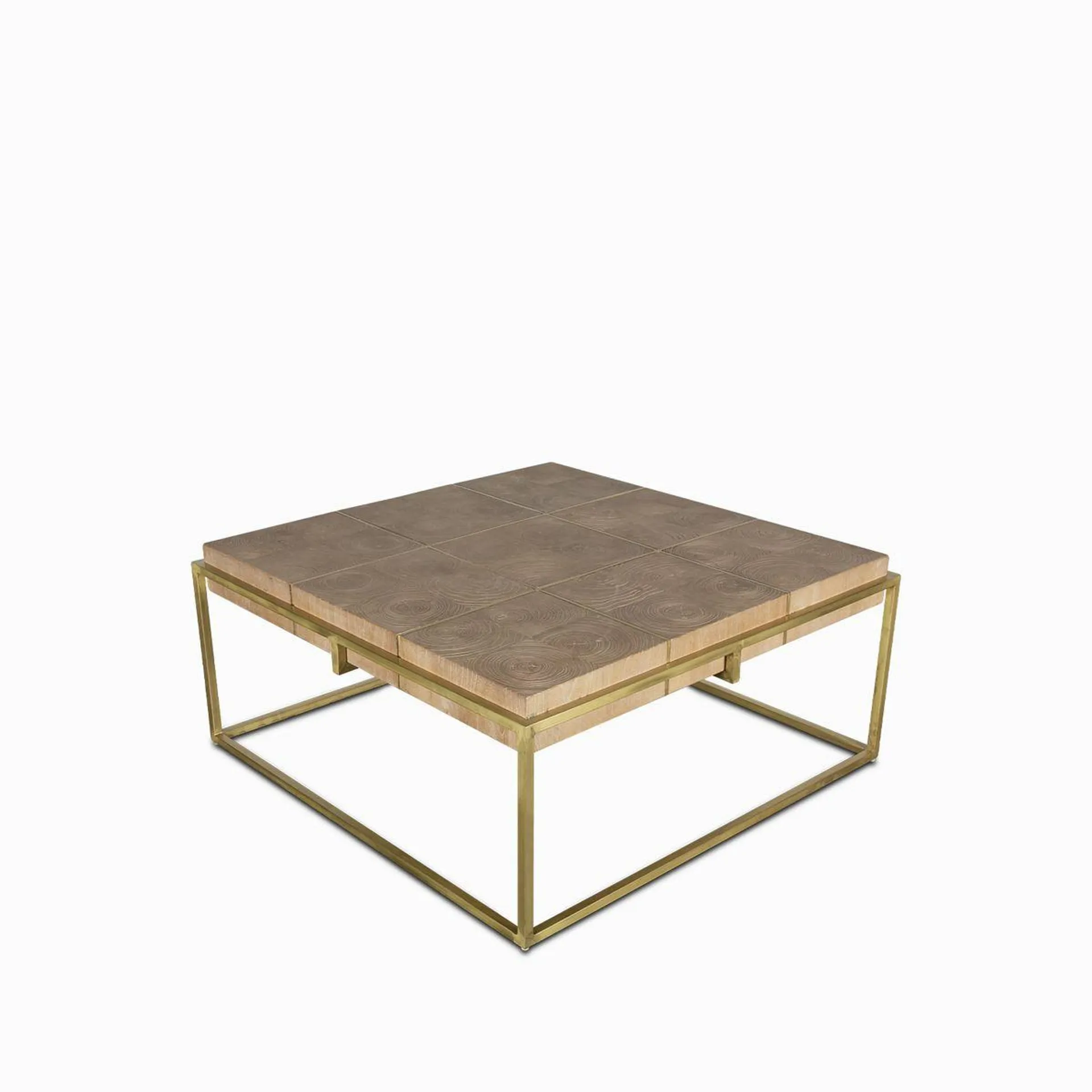 Mesa centro divisiones Brass