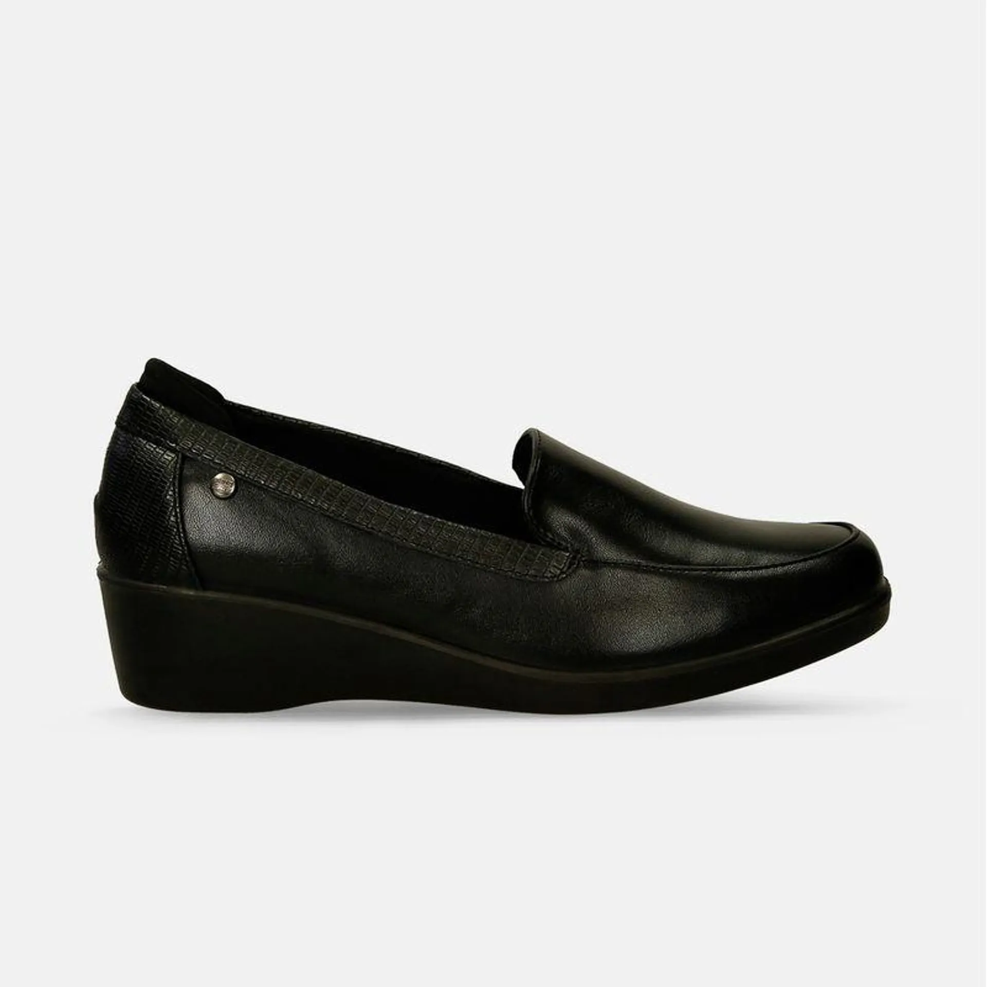 Mocasines Negro Bata Comfit Ilga Mujer