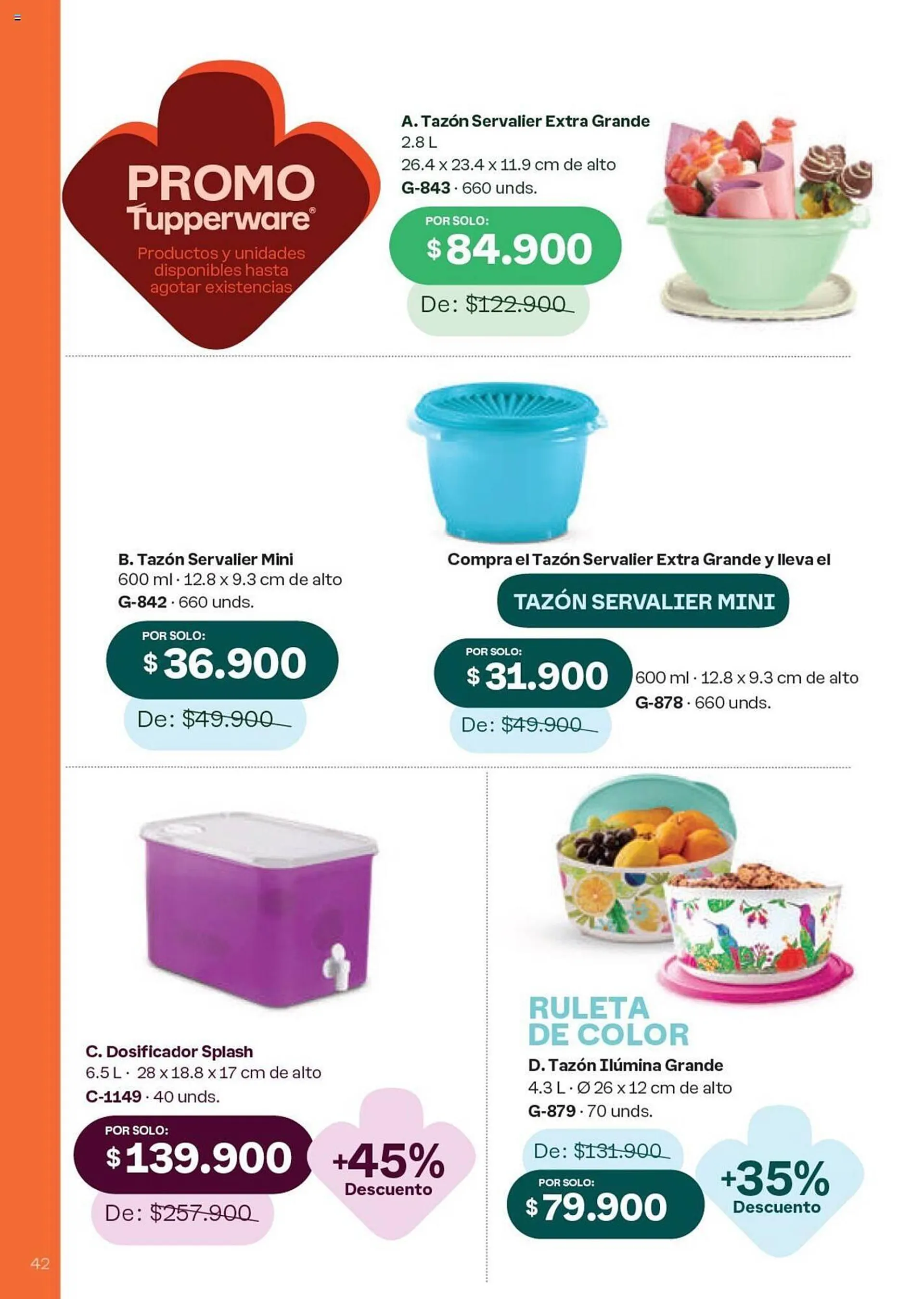 Catalogo de Catálogo Tupperware 4 de octubre al 31 de octubre 2024 - Pag 42