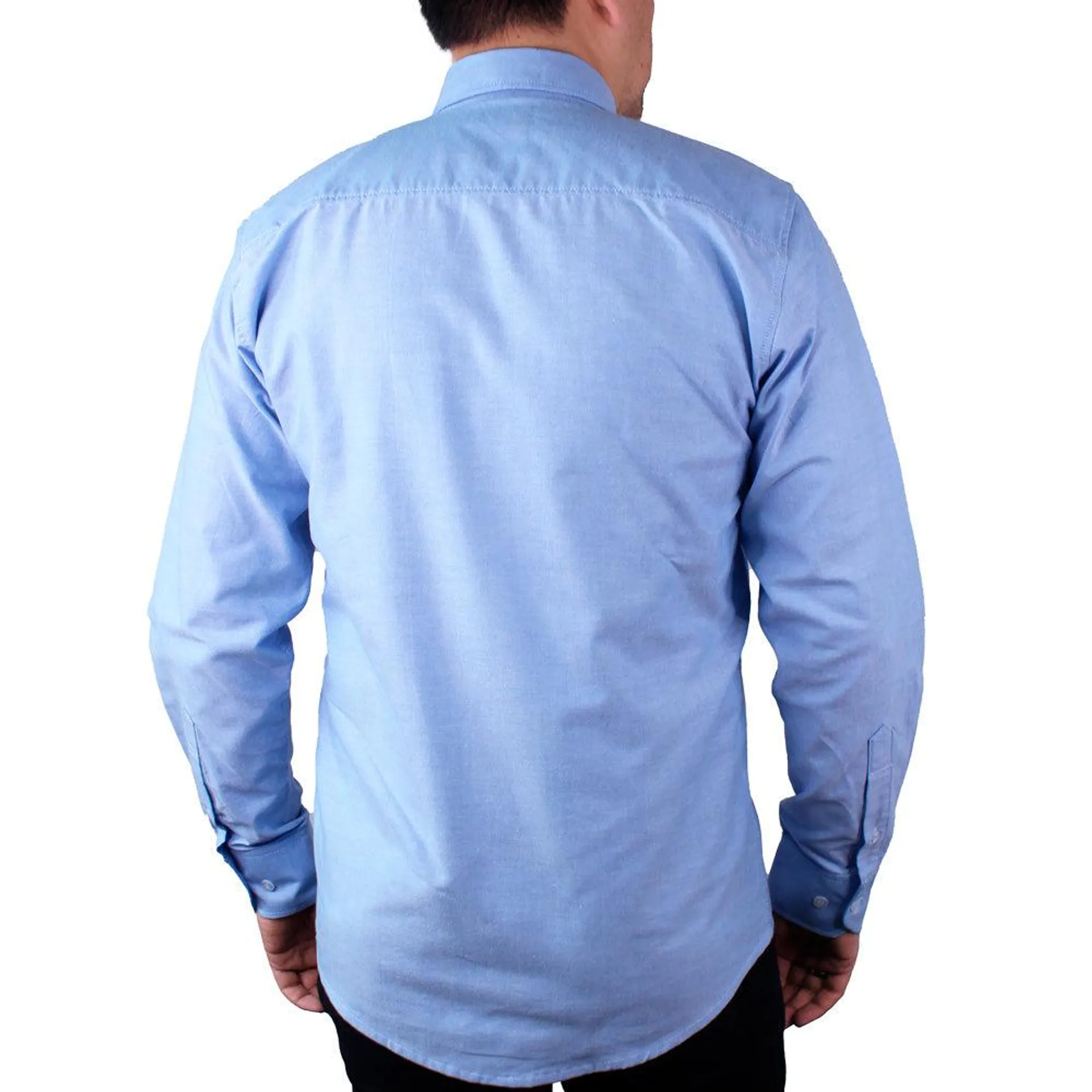 Camisa Casual Hombre Lec Lee Azul Claro