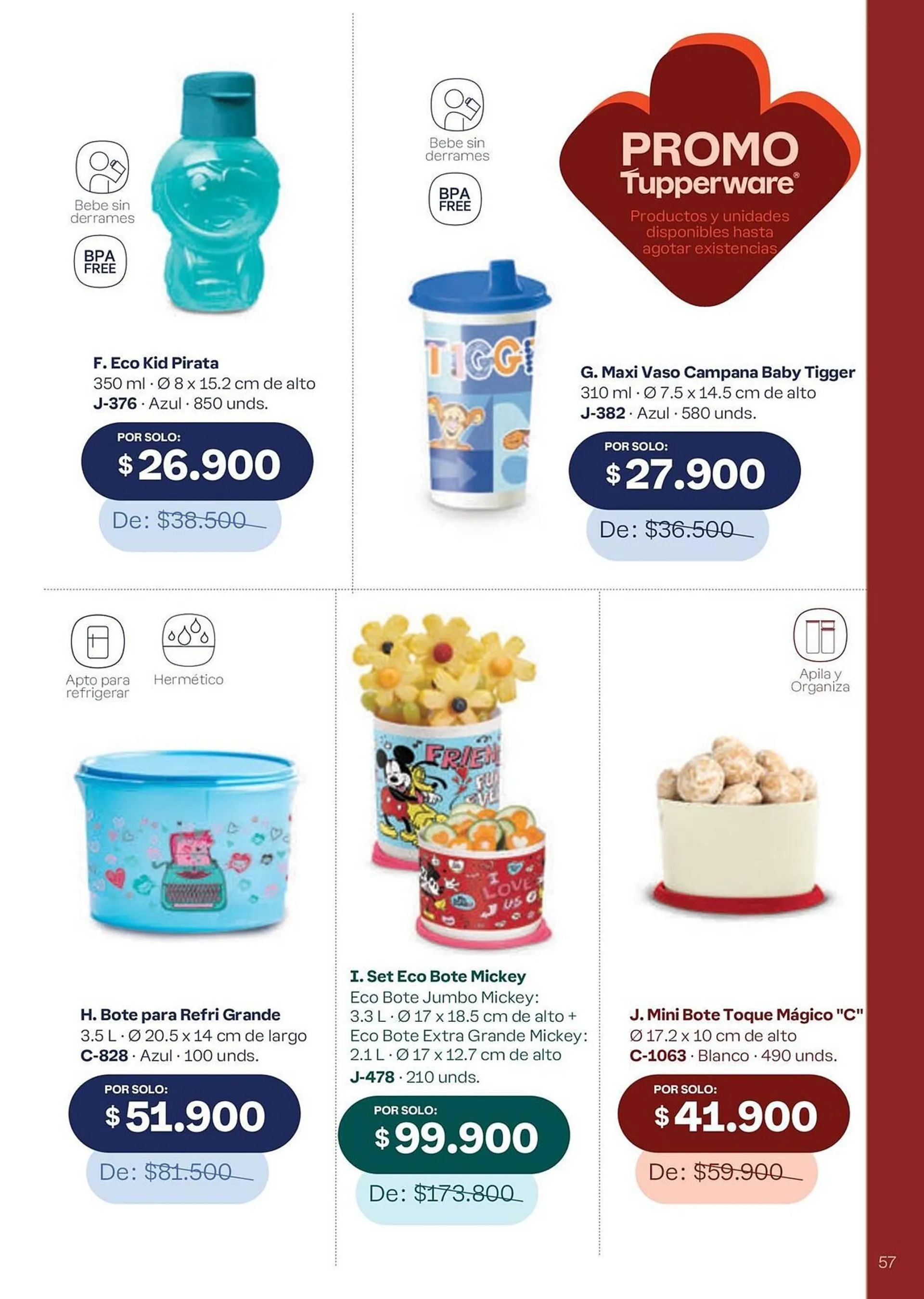 Catalogo de Catálogo Tupperware 6 de septiembre al 3 de octubre 2024 - Pag 57