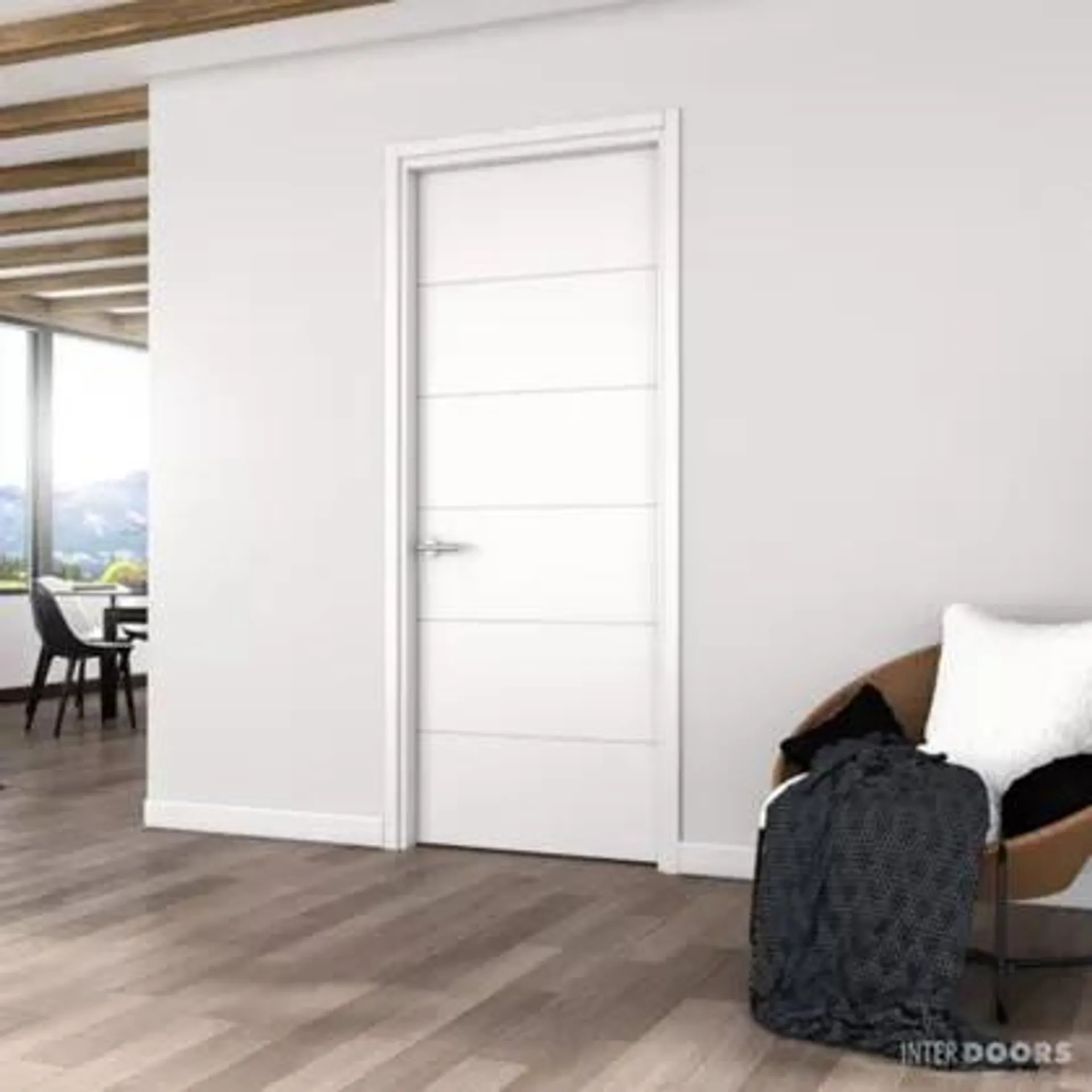 Puerta Valerie 75x214 Cm Blanco