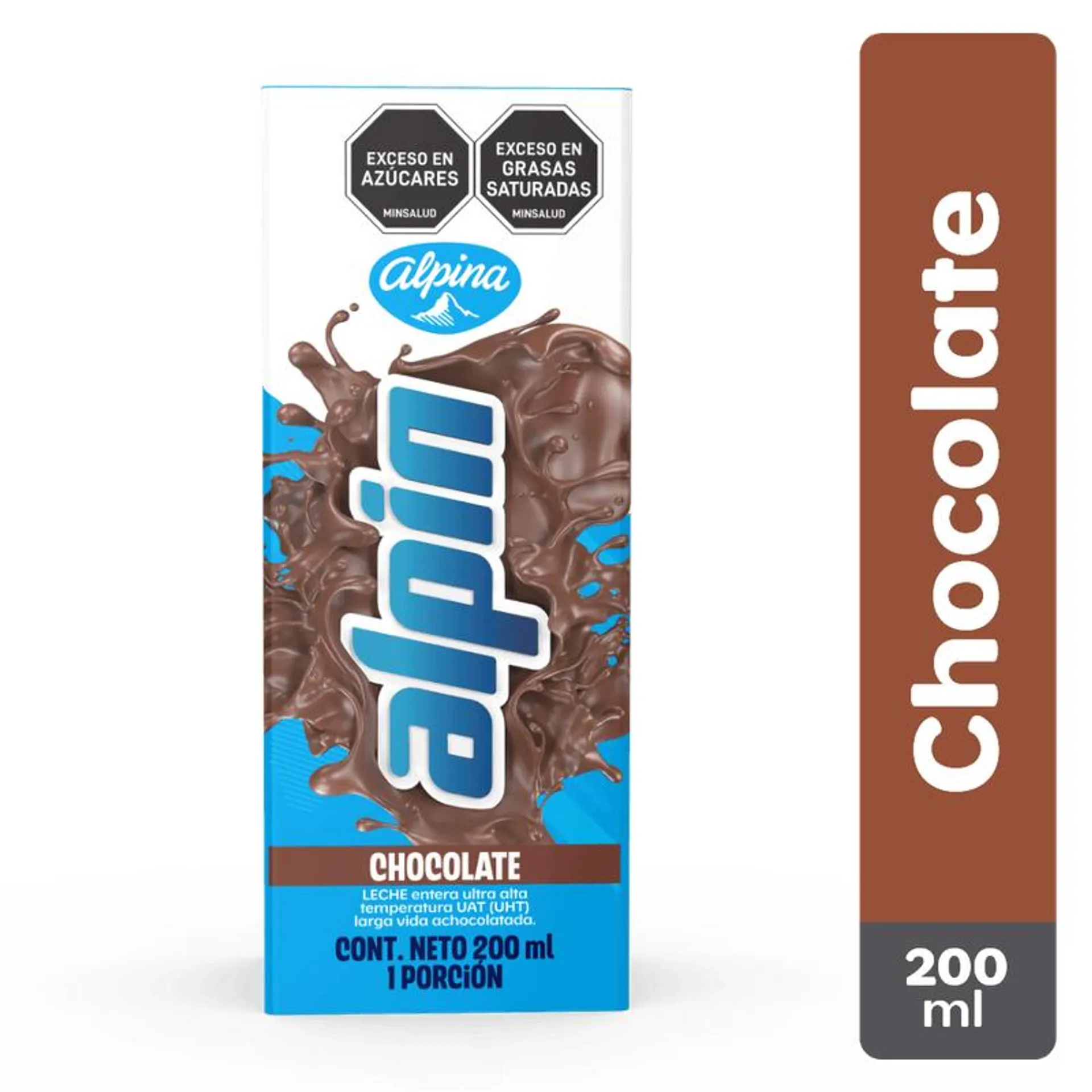 LECHE CHOCOLATADA ALPINA x 200ML