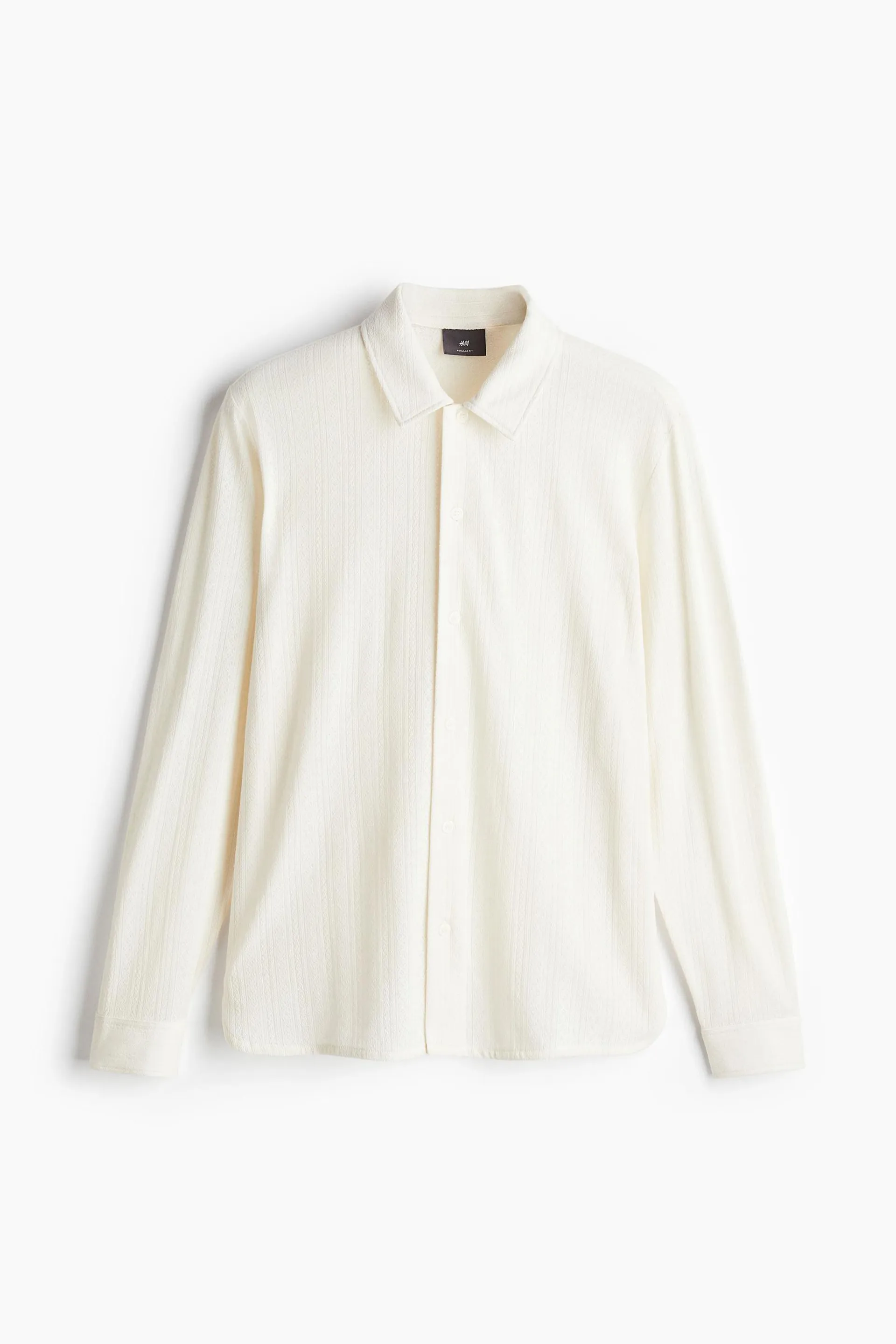 Camisa en punto de encaje Regular Fit - H&M Colombia | Moda online, ropa de Mujer, Hombre, Bebé y  Niños | H&M CO