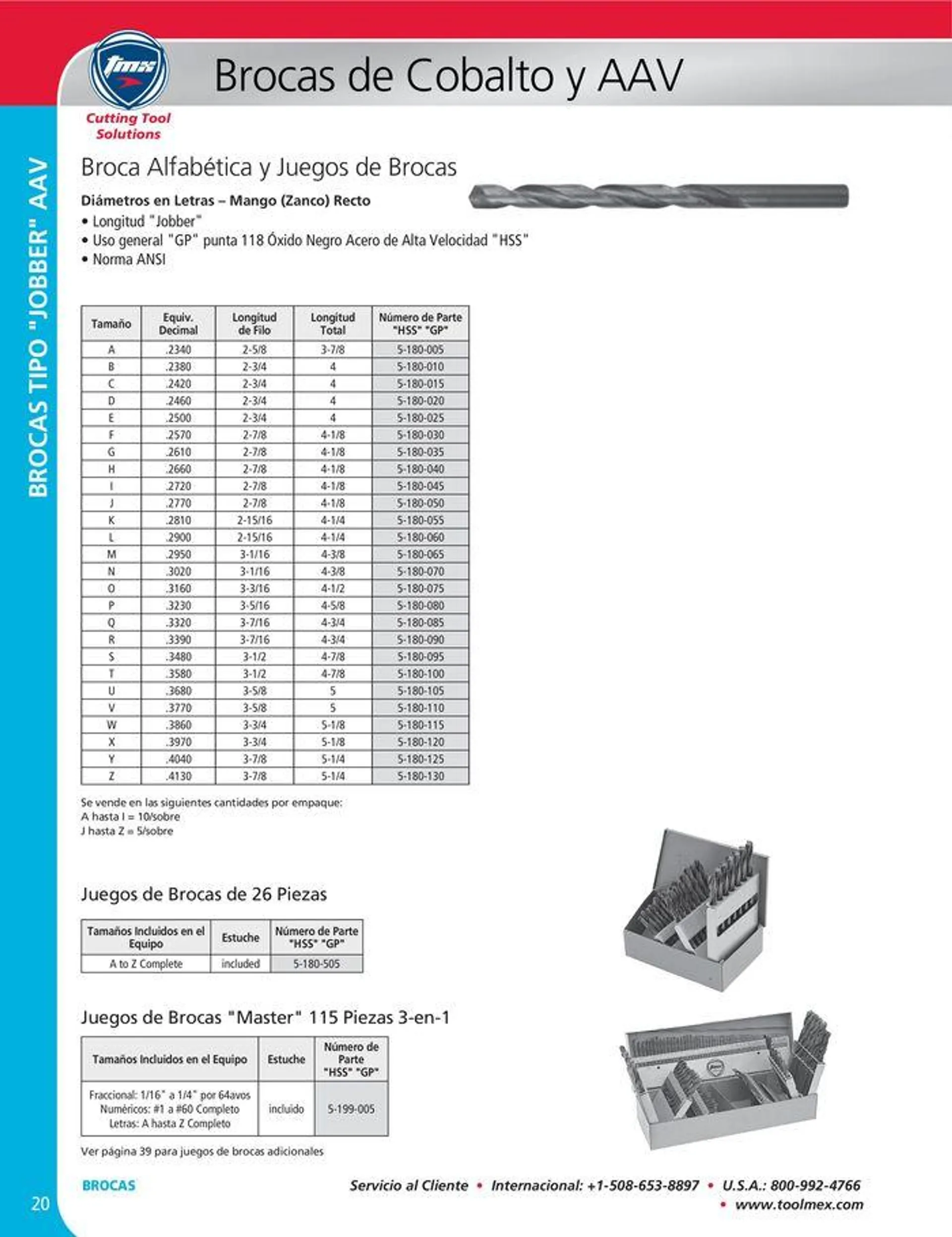 Catalogo de Cutting tool solution 15 de enero al 31 de diciembre 2024 - Pag 20