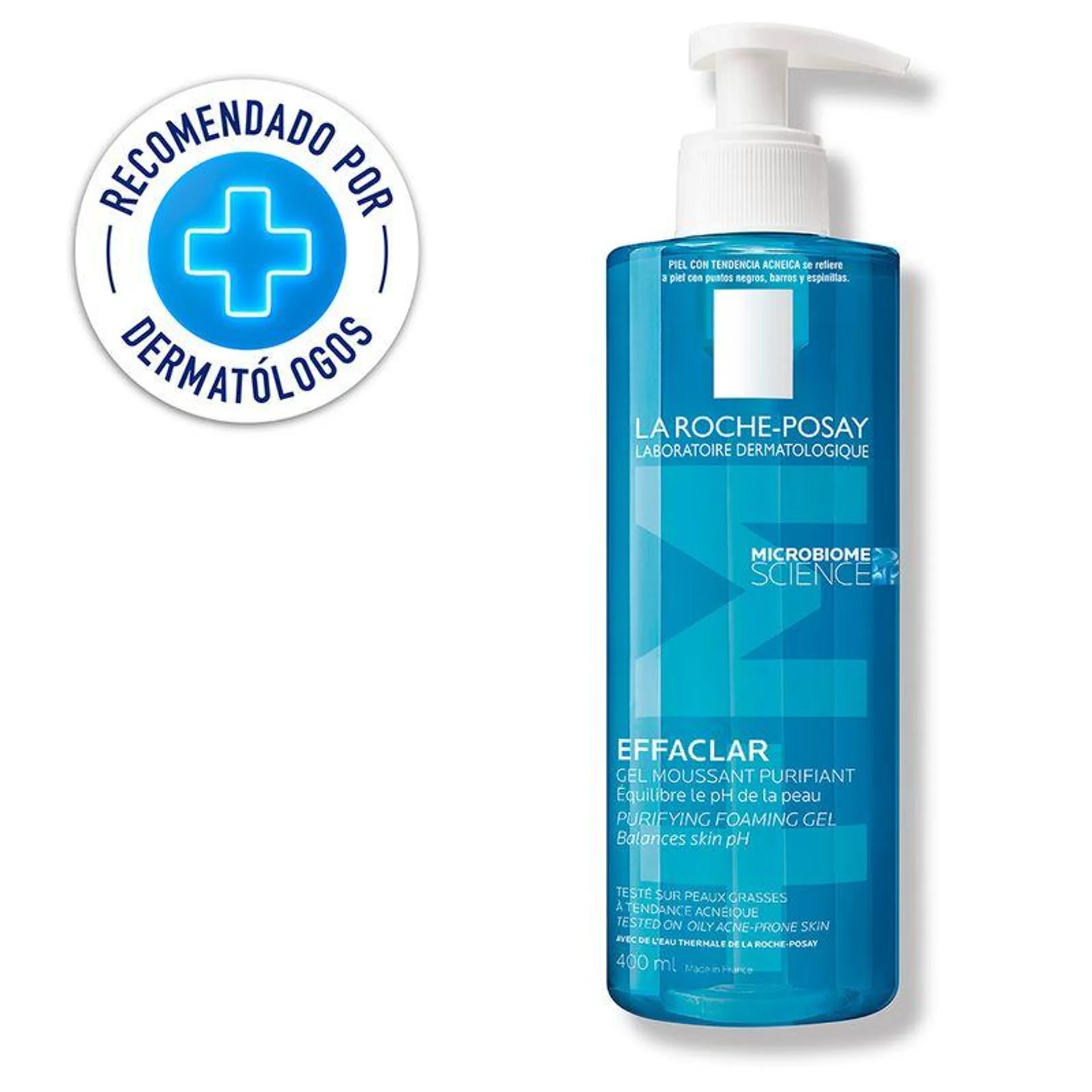 Gel Espumoso Anti-Imperfecciones La Roche Posay Effaclar + M Piel Grasa X 400ml