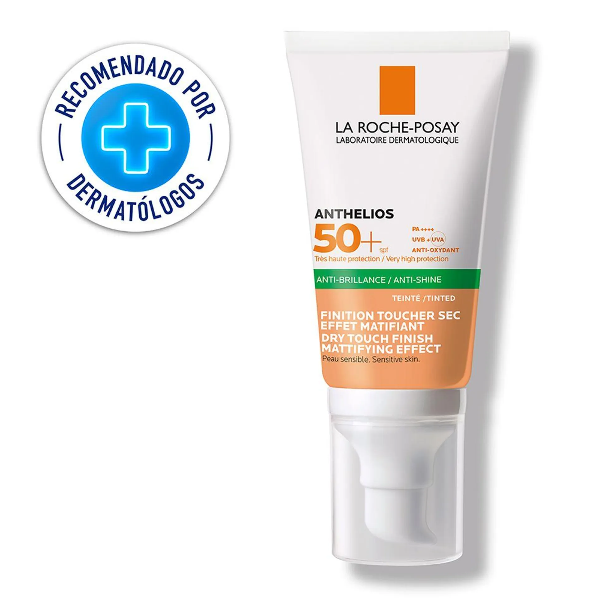 Protector Solar Facial La Roche Posay Anthelios Uvmune Oil Control Gel Con Color Spf50 + X 50ml