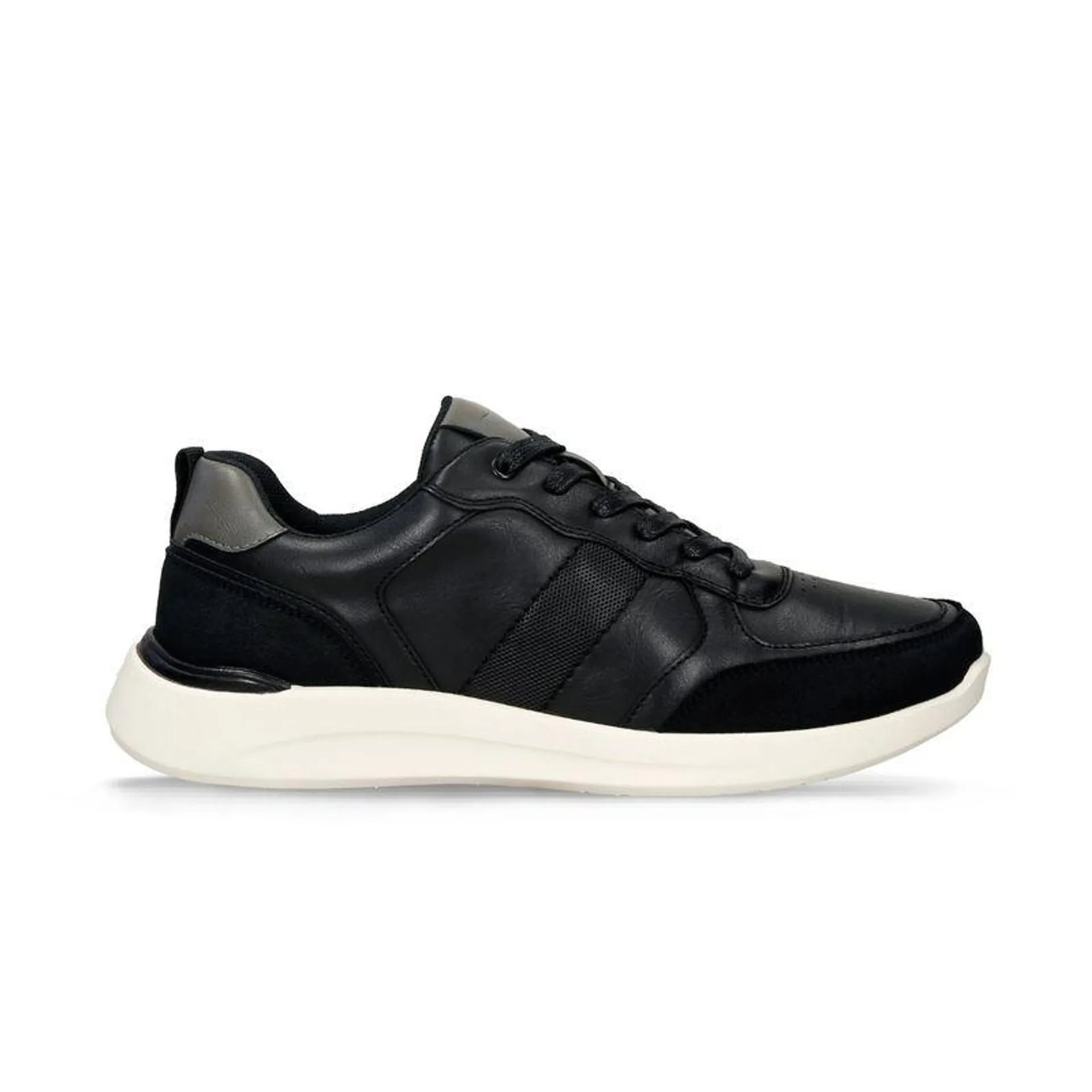 Tenis Casuales Negro Bata Comfit Soft Walk Leopoldo Cor Hombre