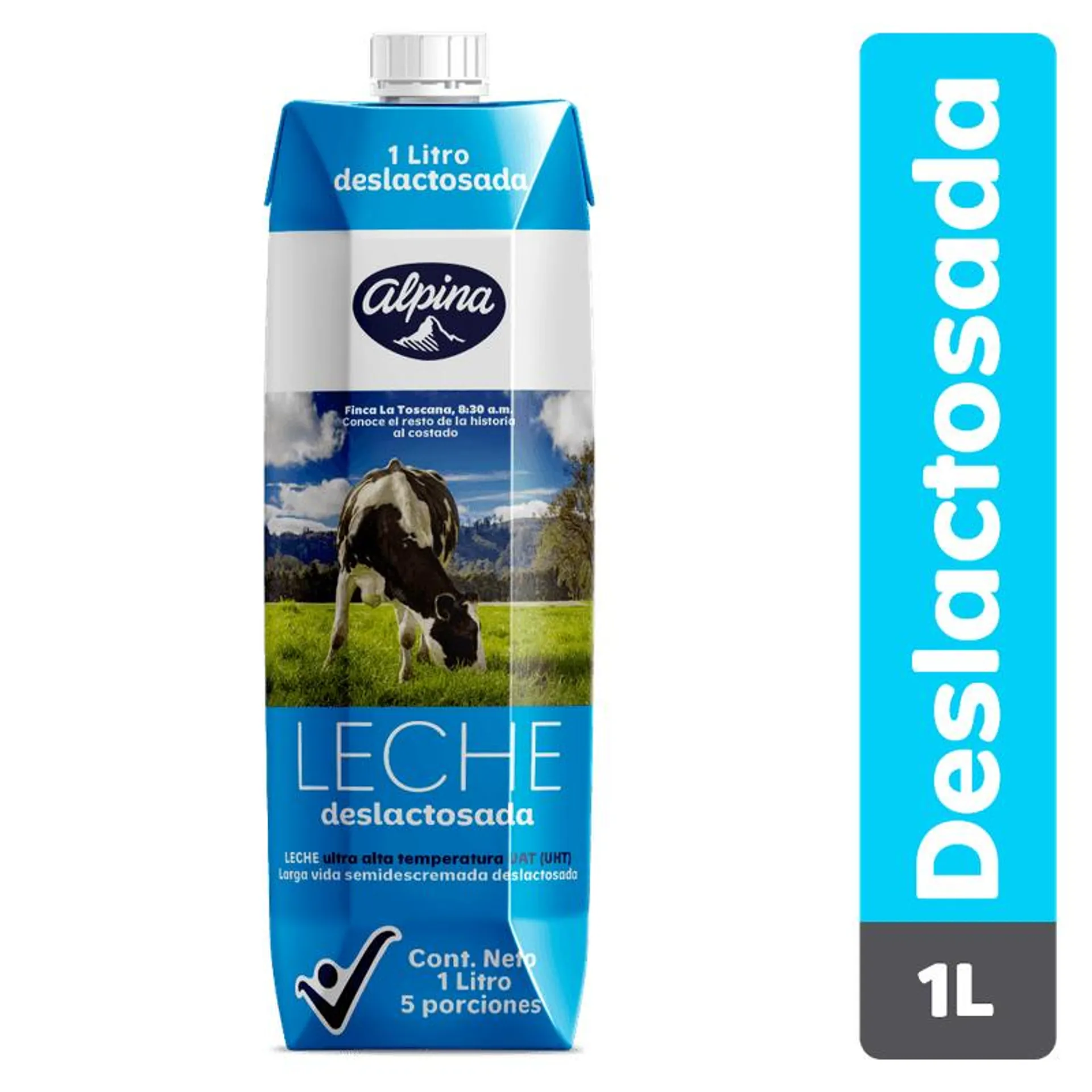 LECHE ALPINA UHT DESLACTOSADA x 1000ML