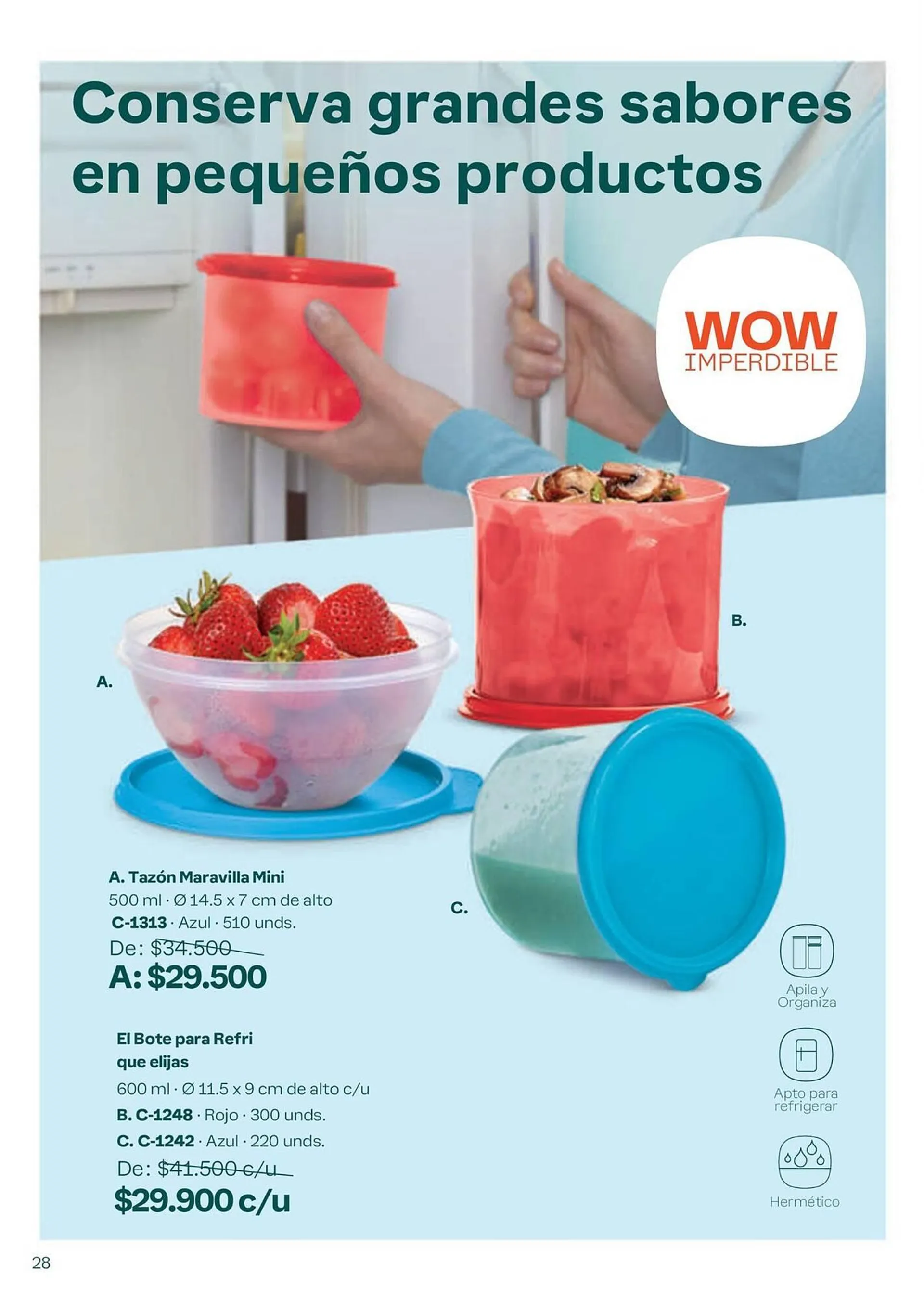 Catalogo de Catálogo Tupperware 6 de septiembre al 3 de octubre 2024 - Pag 28