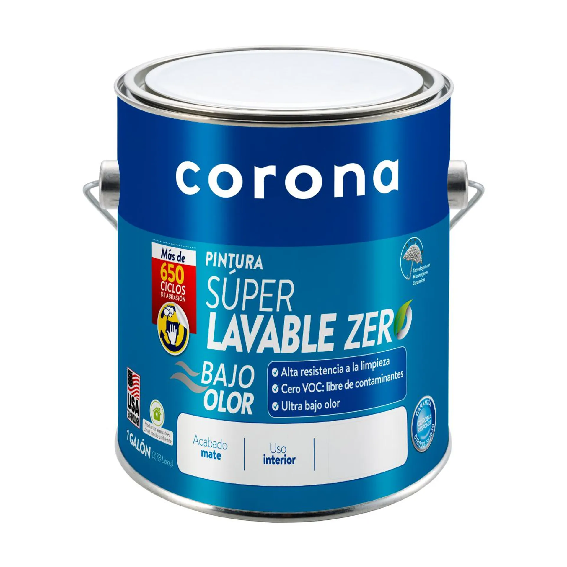 Pintura Super Lavable Zero 1 Galón