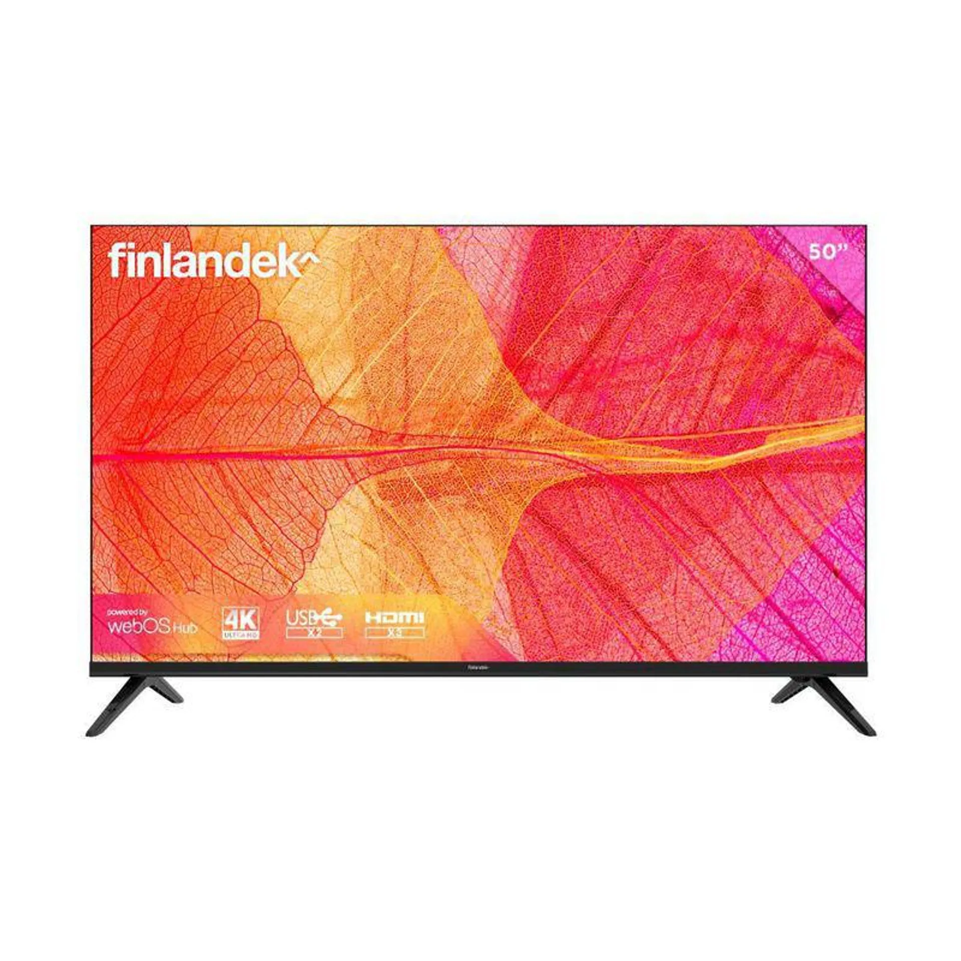 Televisor FINLANDEK 50 Pulgadas LED Uhd4K Smart TV FILED5001UHDW