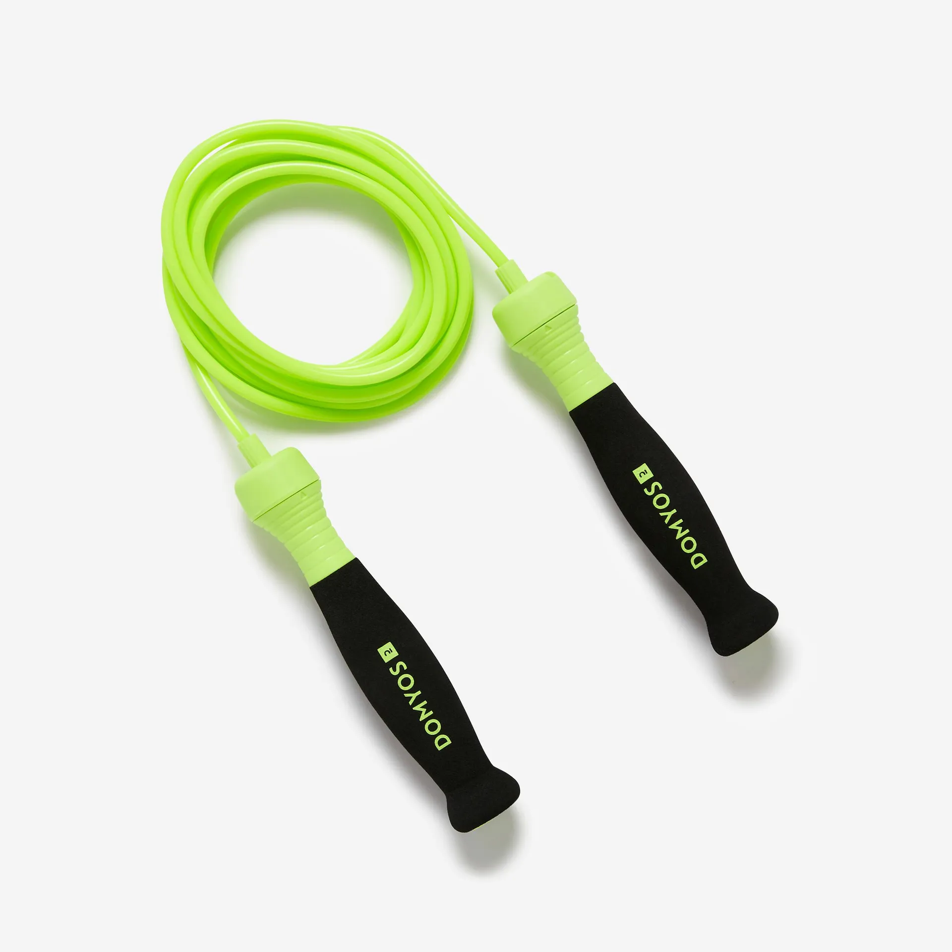 Lazo para saltar de fitness Domyos 500 amarillo fluorescente