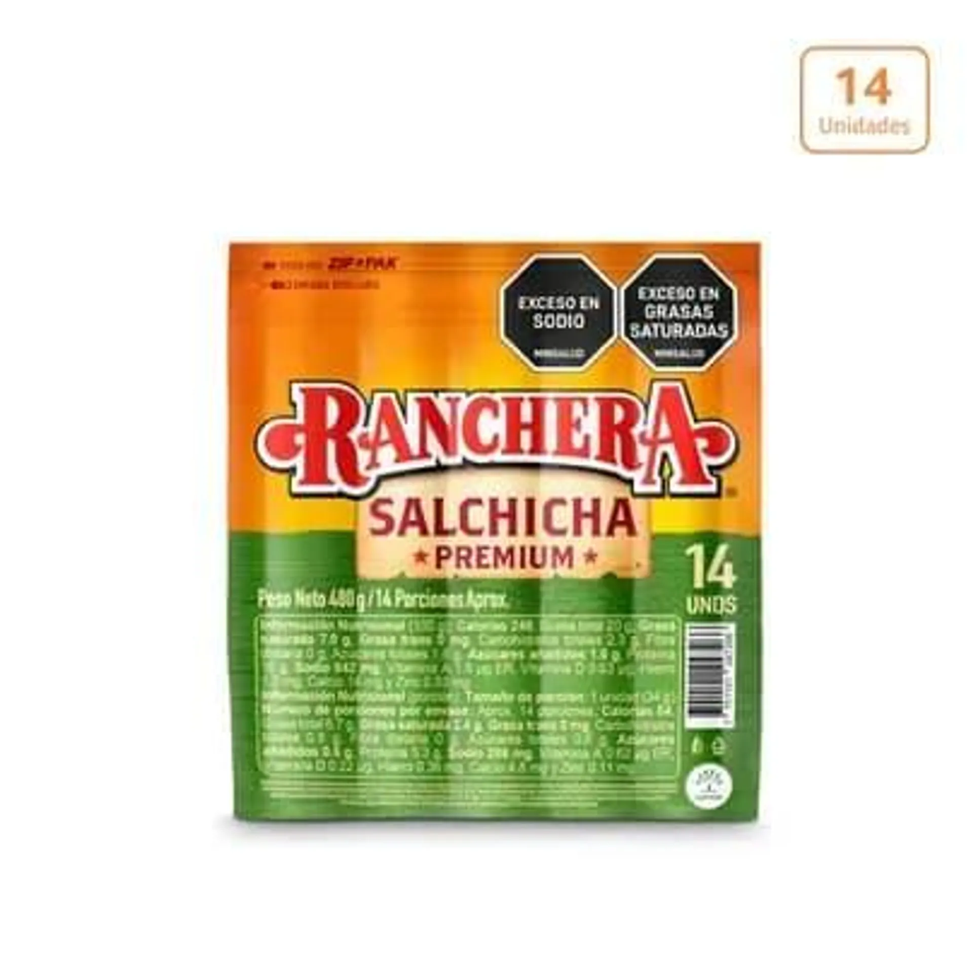 Salchicha Ranchera x 480g