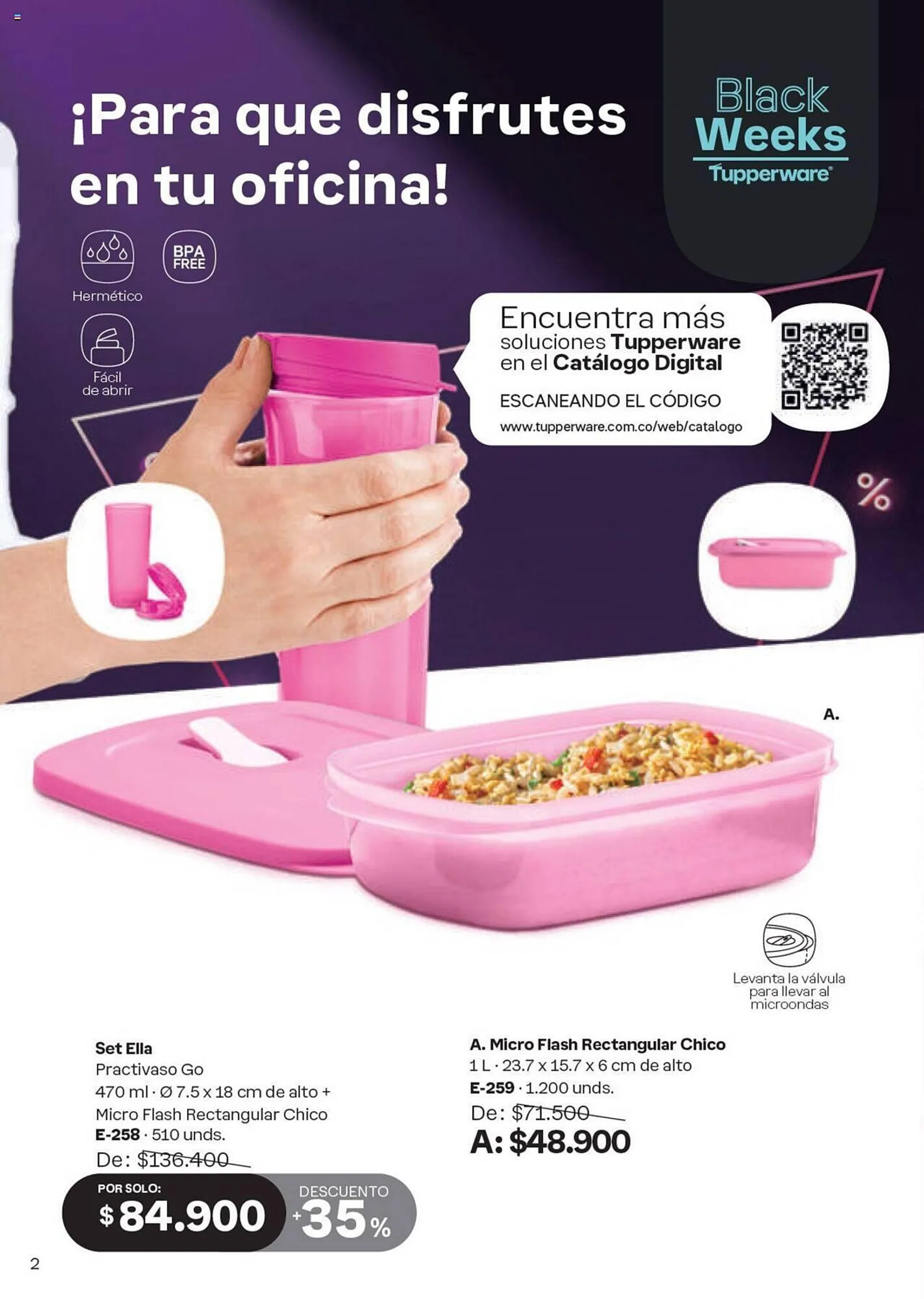 Catalogo de Catálogo Tupperware 4 de octubre al 31 de octubre 2024 - Pag 2