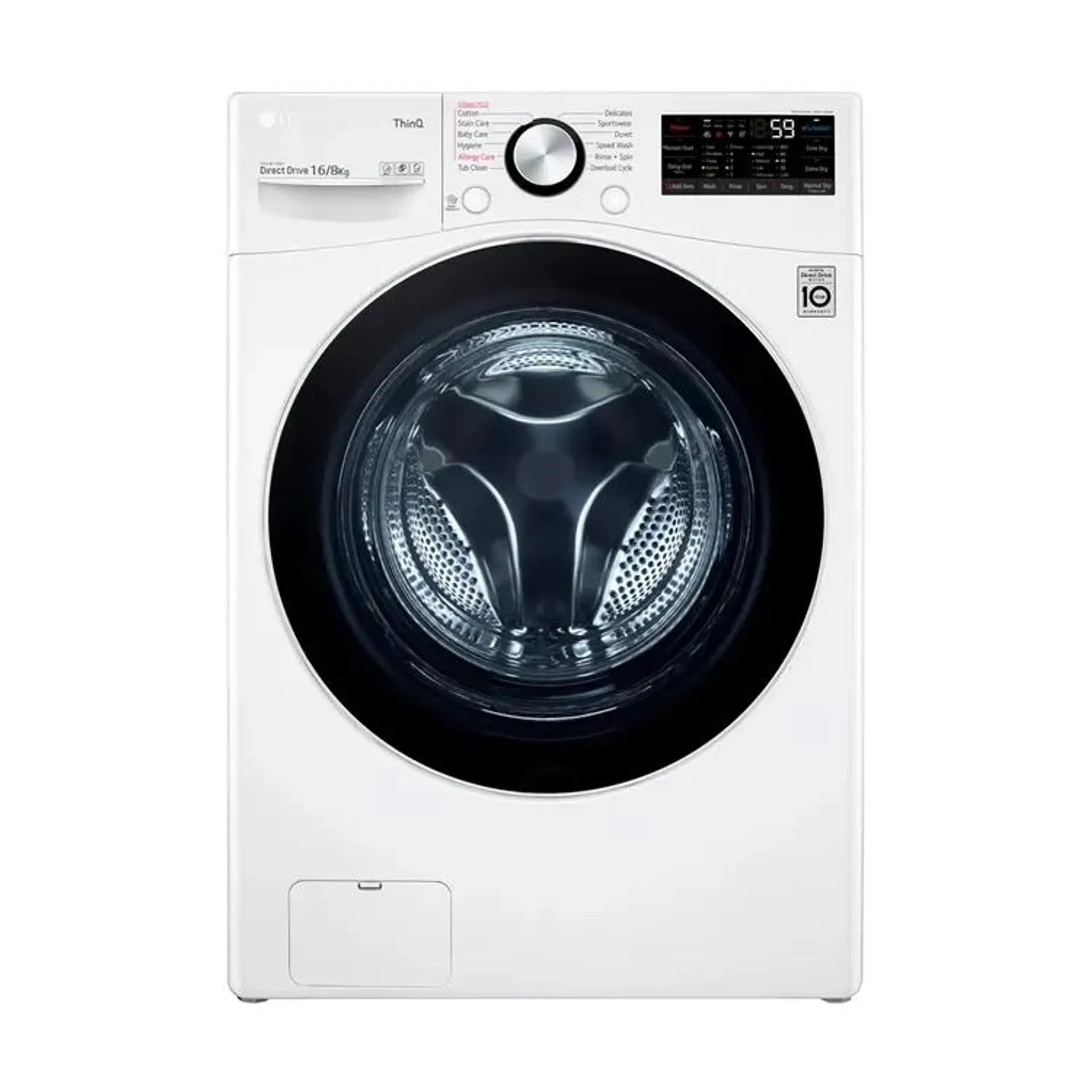 Lavadora/Secadora LG Carga Frontal 16 Kilos WD16WG2S6 AI Blanco