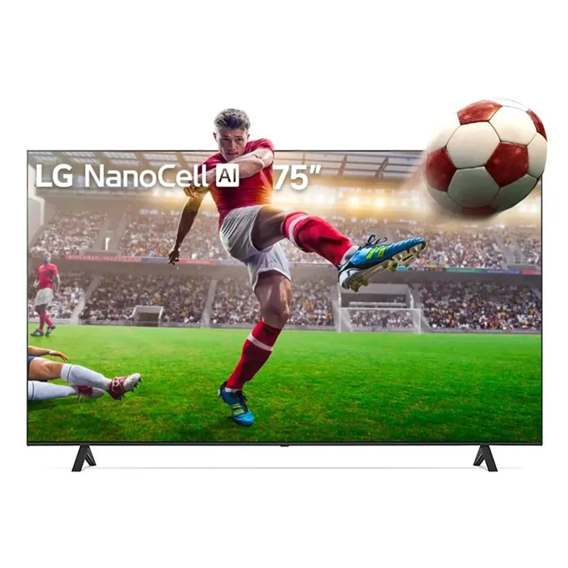 TV LG 75" Pulgadas 189 Cm 75NANO77SRA 4K-UHD NanoCell Smart TV