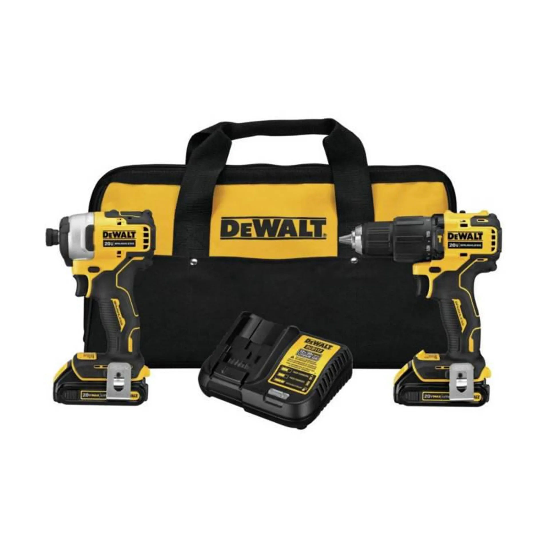 Taladro Percutor Inalámbrico 20v 12 Atornillador Impacto 14 Dewalt