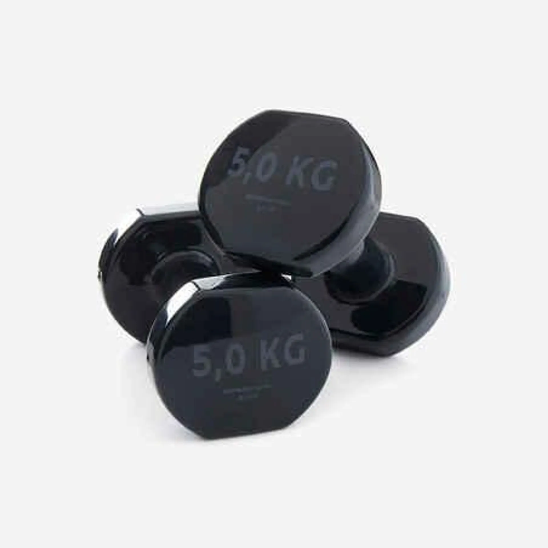 Par de mancuernas de 5kg Domyos negro