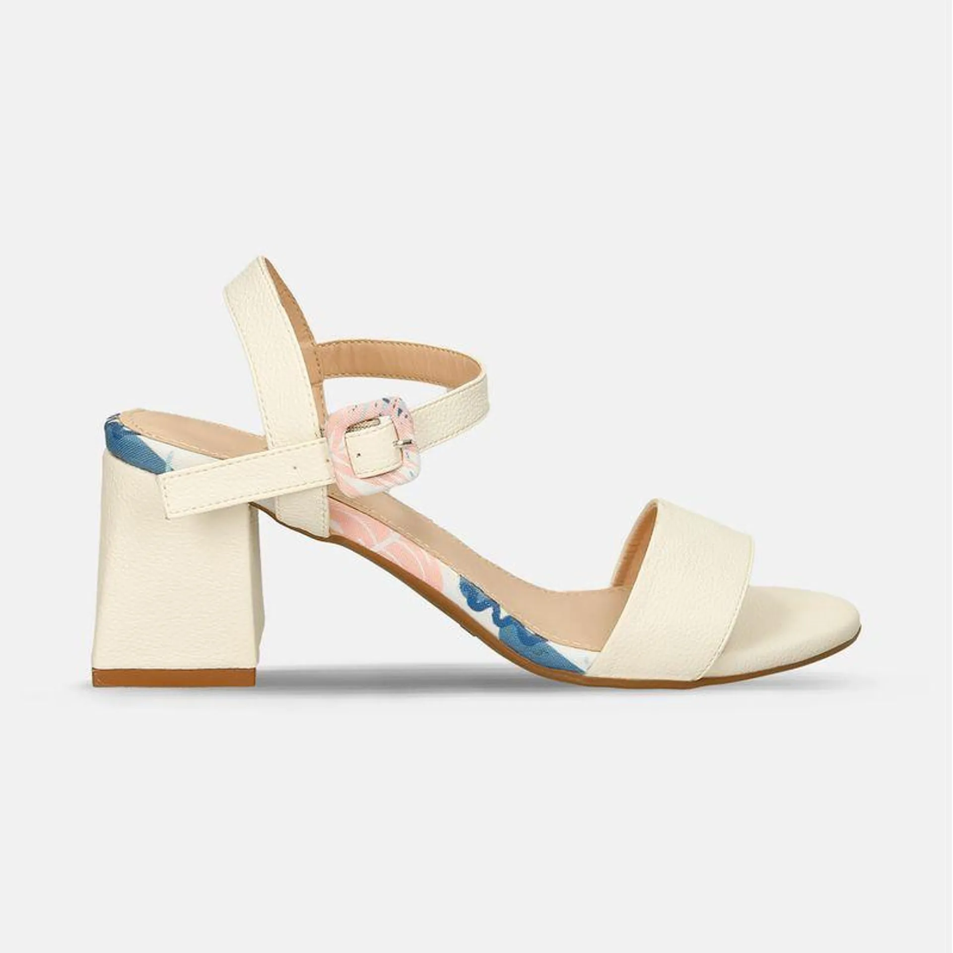 Sandalias Blanco Bata Joya Mujer