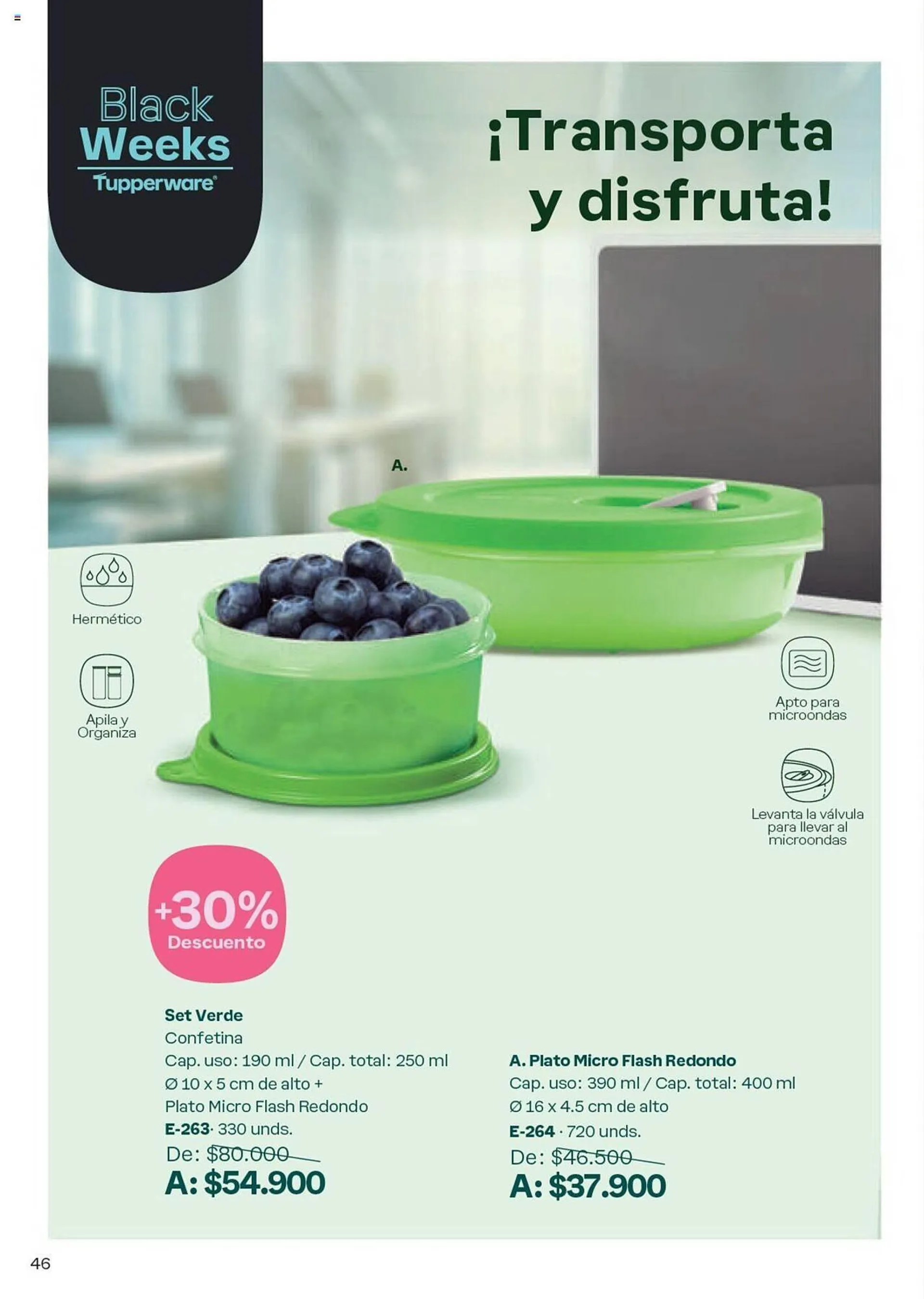 Catalogo de Catálogo Tupperware 4 de octubre al 31 de octubre 2024 - Pag 46