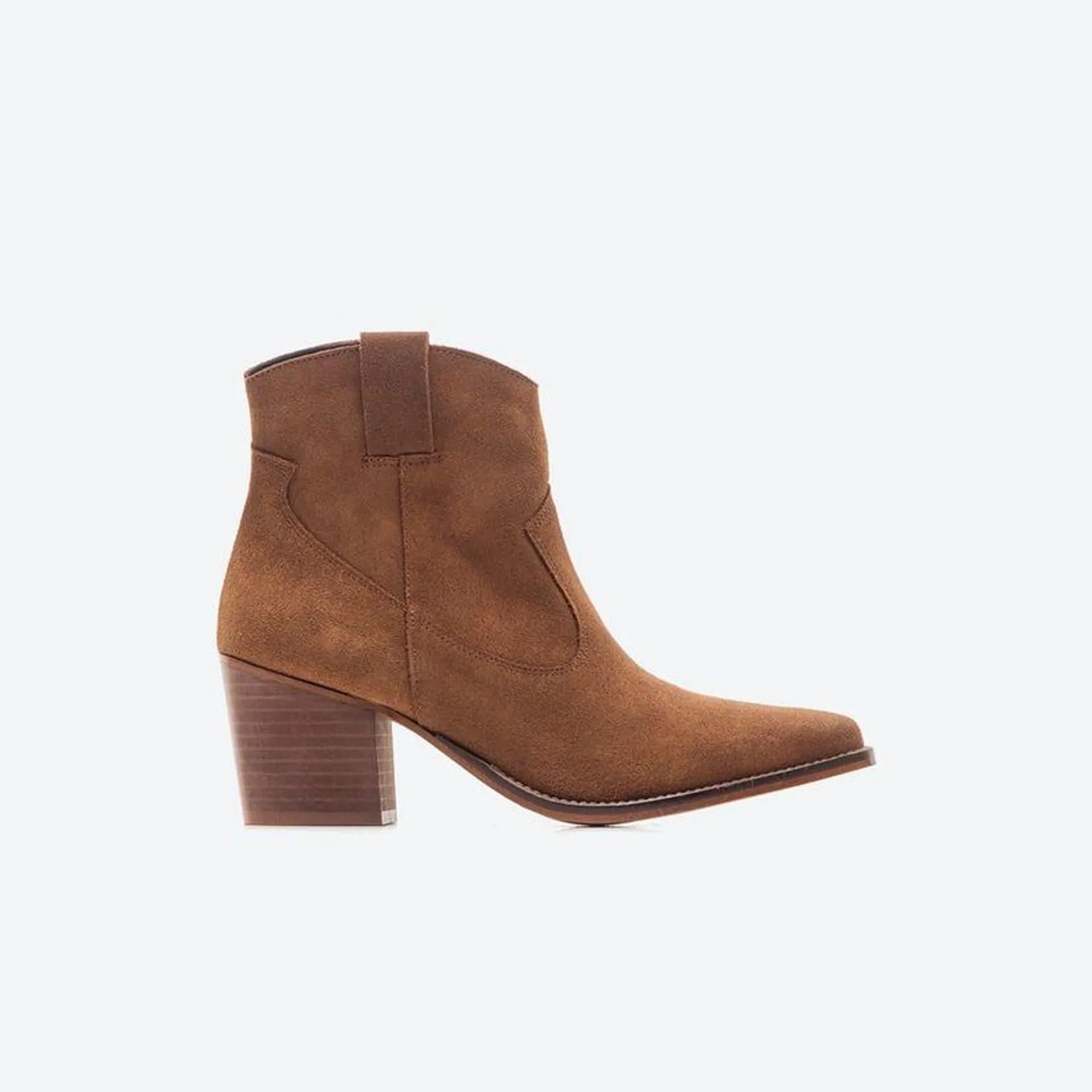 The City Ankle Texan Boot Bota Casual Mujer Freeport Bcg3 Café