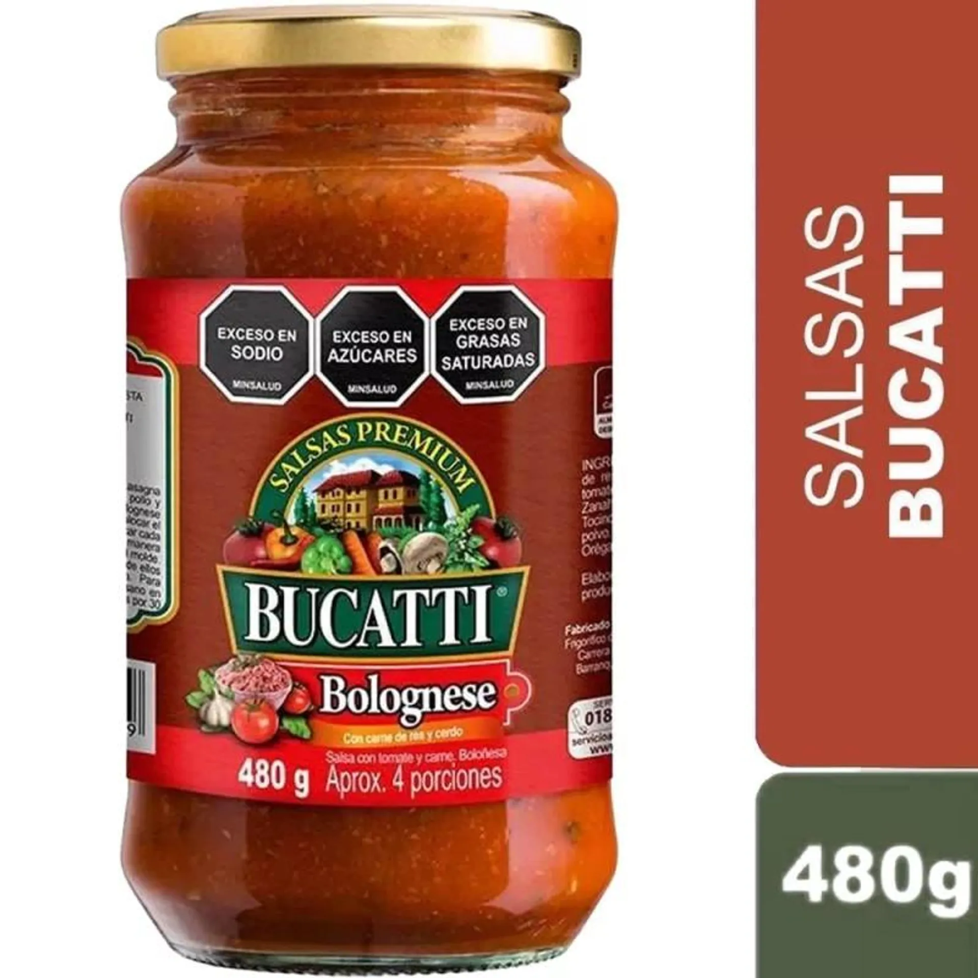 Salsa Bucatti x 480 g Bolognesa