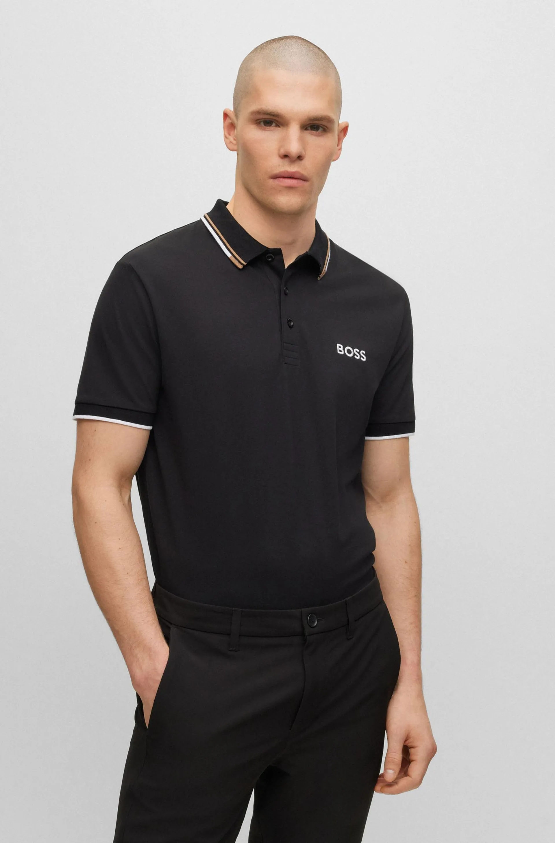 Polo Regular Fit De Algodón Hombre