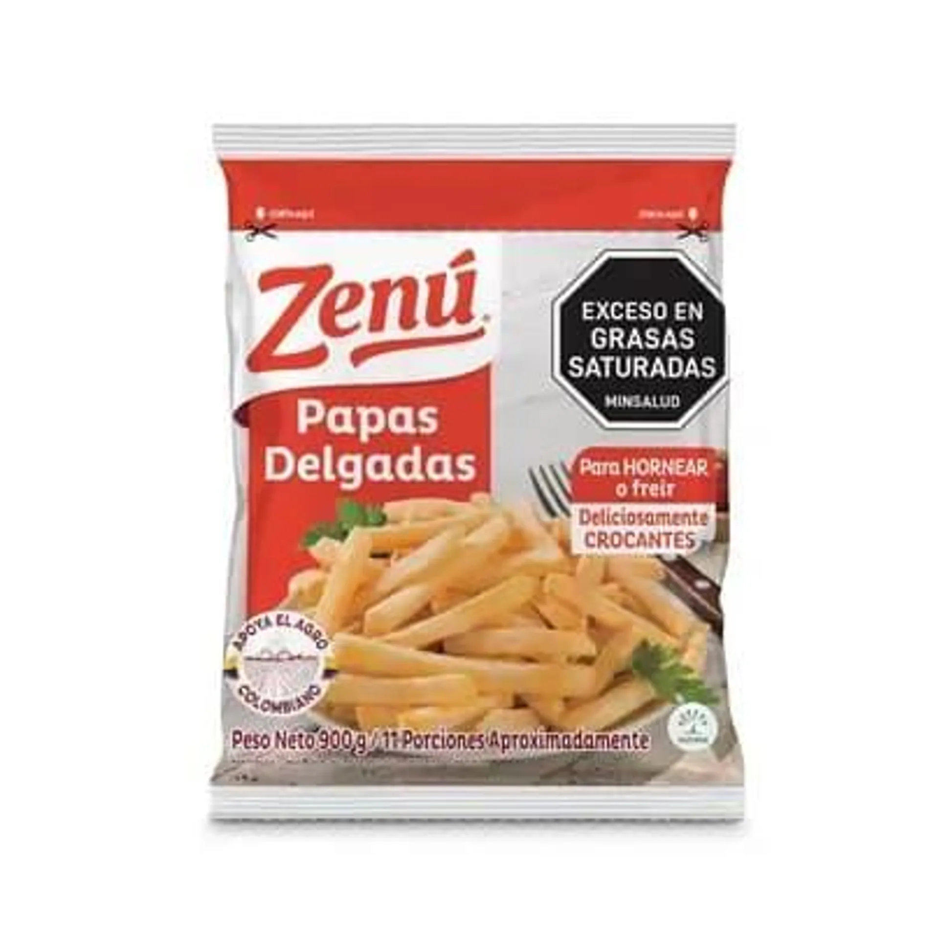 Papas delgadas Zenú x 900g