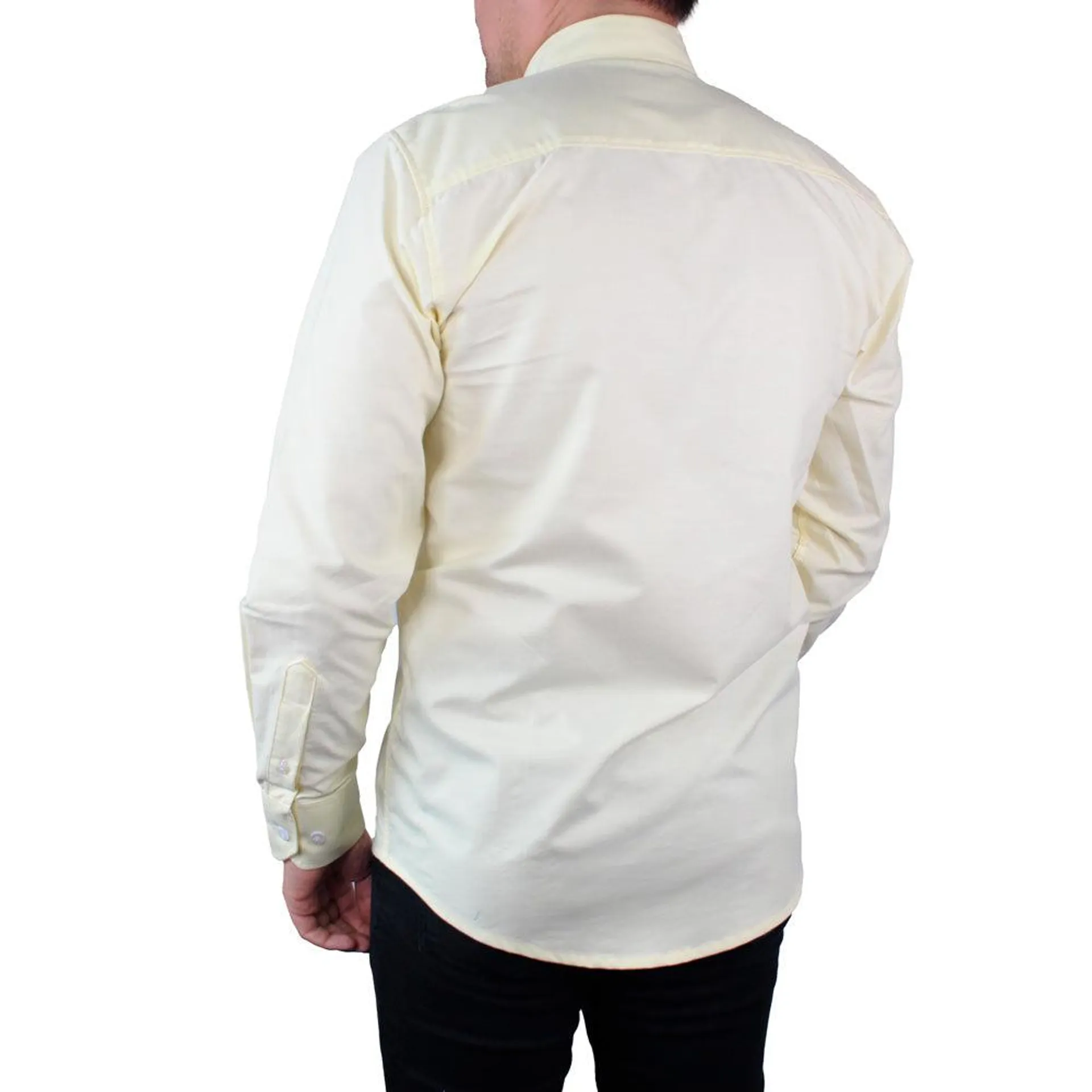 Camisa Casual Hombre Lec Lee Amarillo