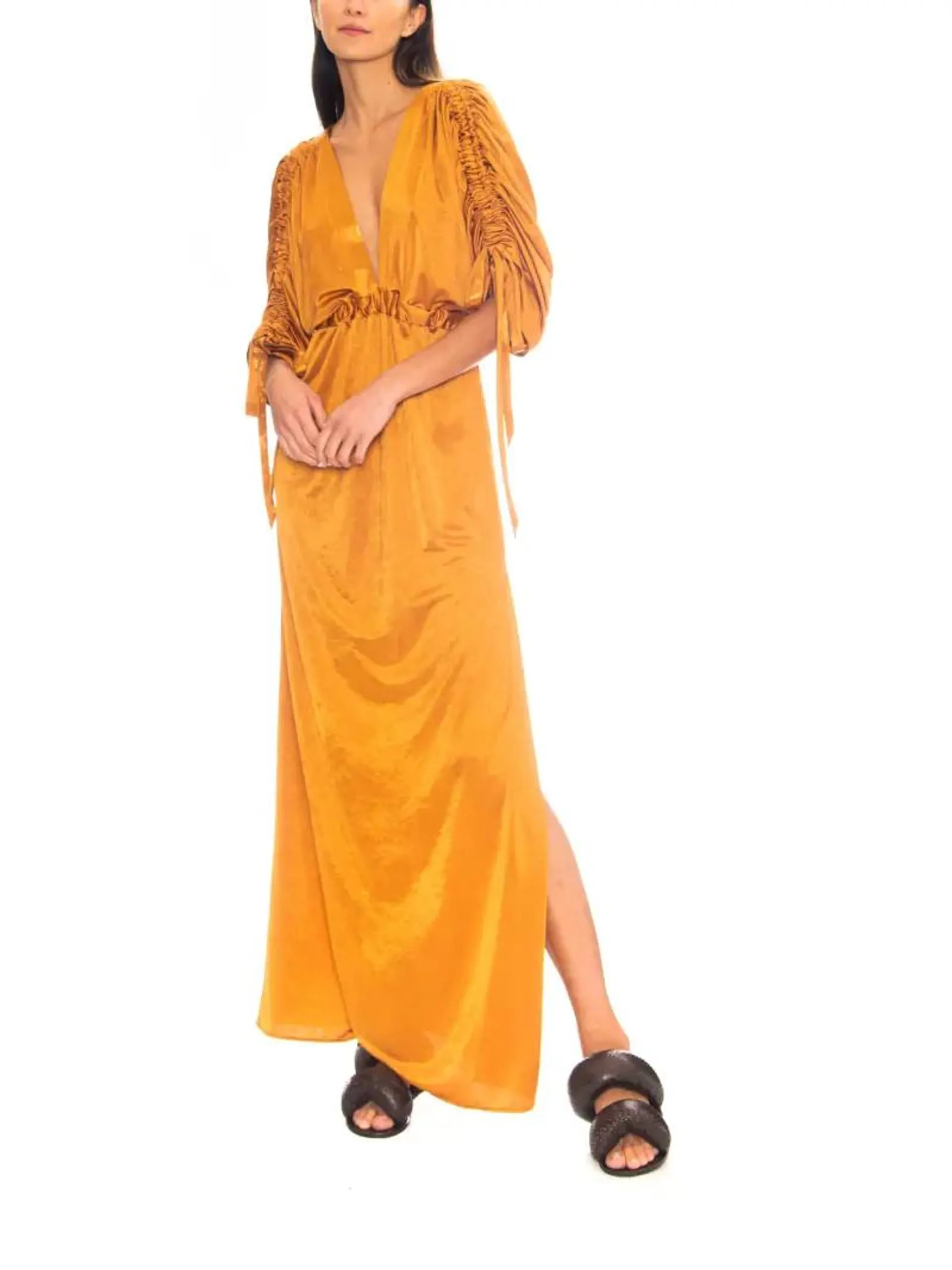 BORA DRESS MUSTARD