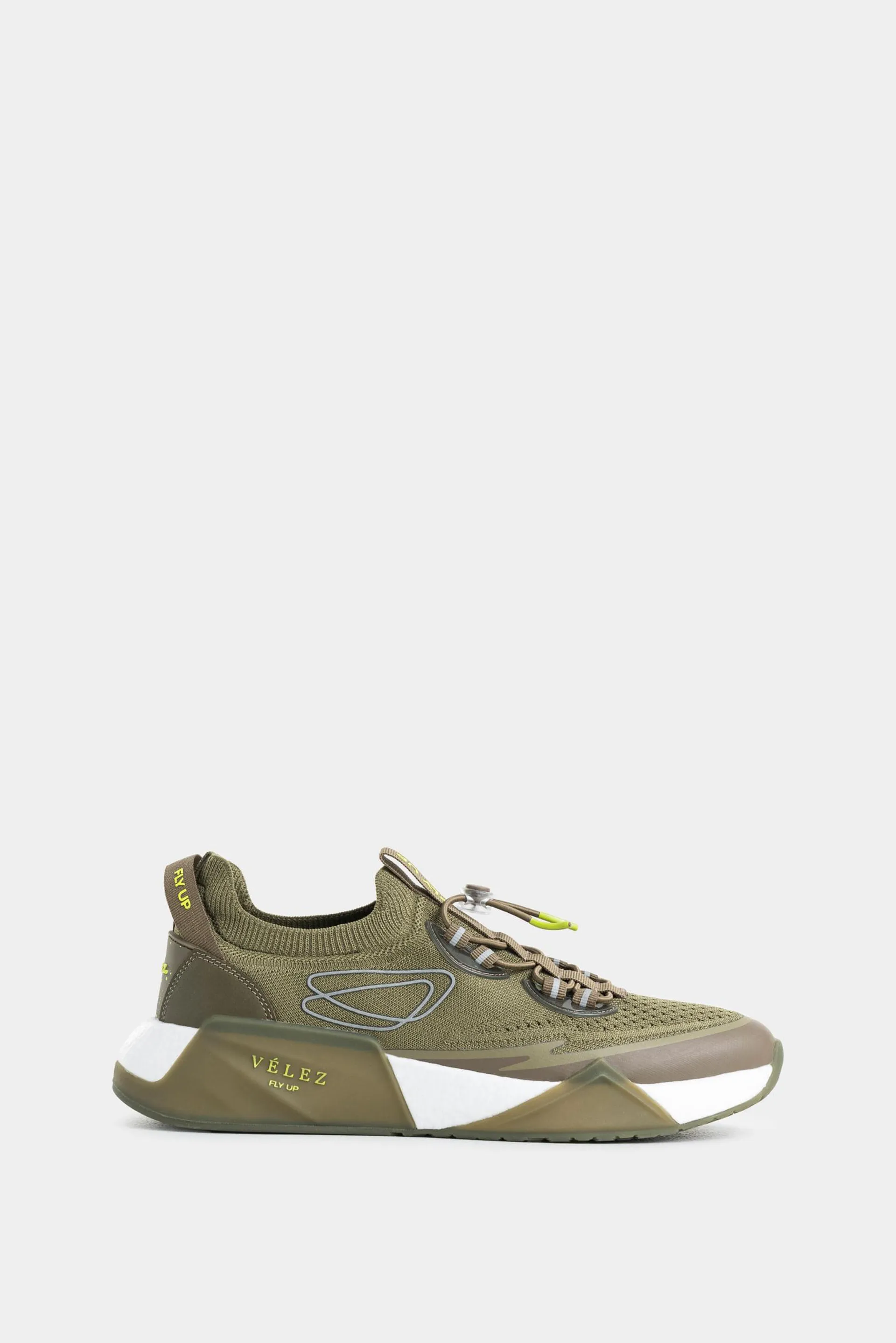 Tenis fly Up freedom 02 en textil y cuero para hombre silueta urban