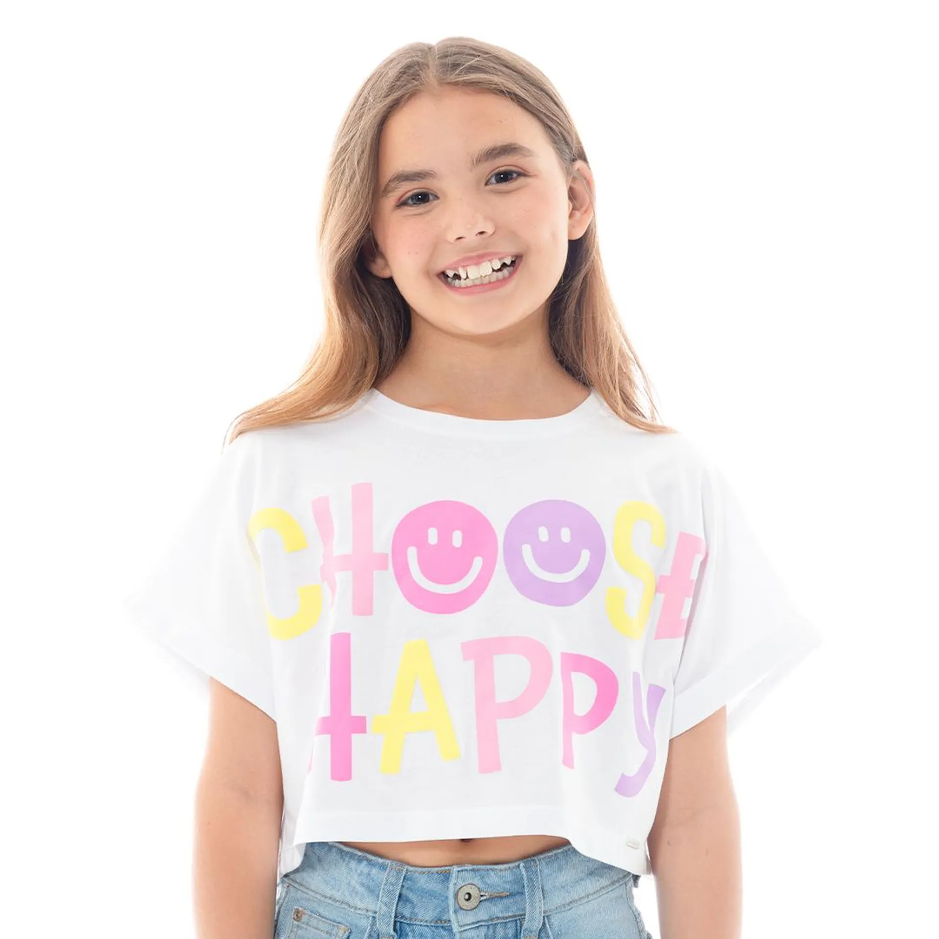 2 SIDES GRAPHIC T-SHIRT FOR GIRLS