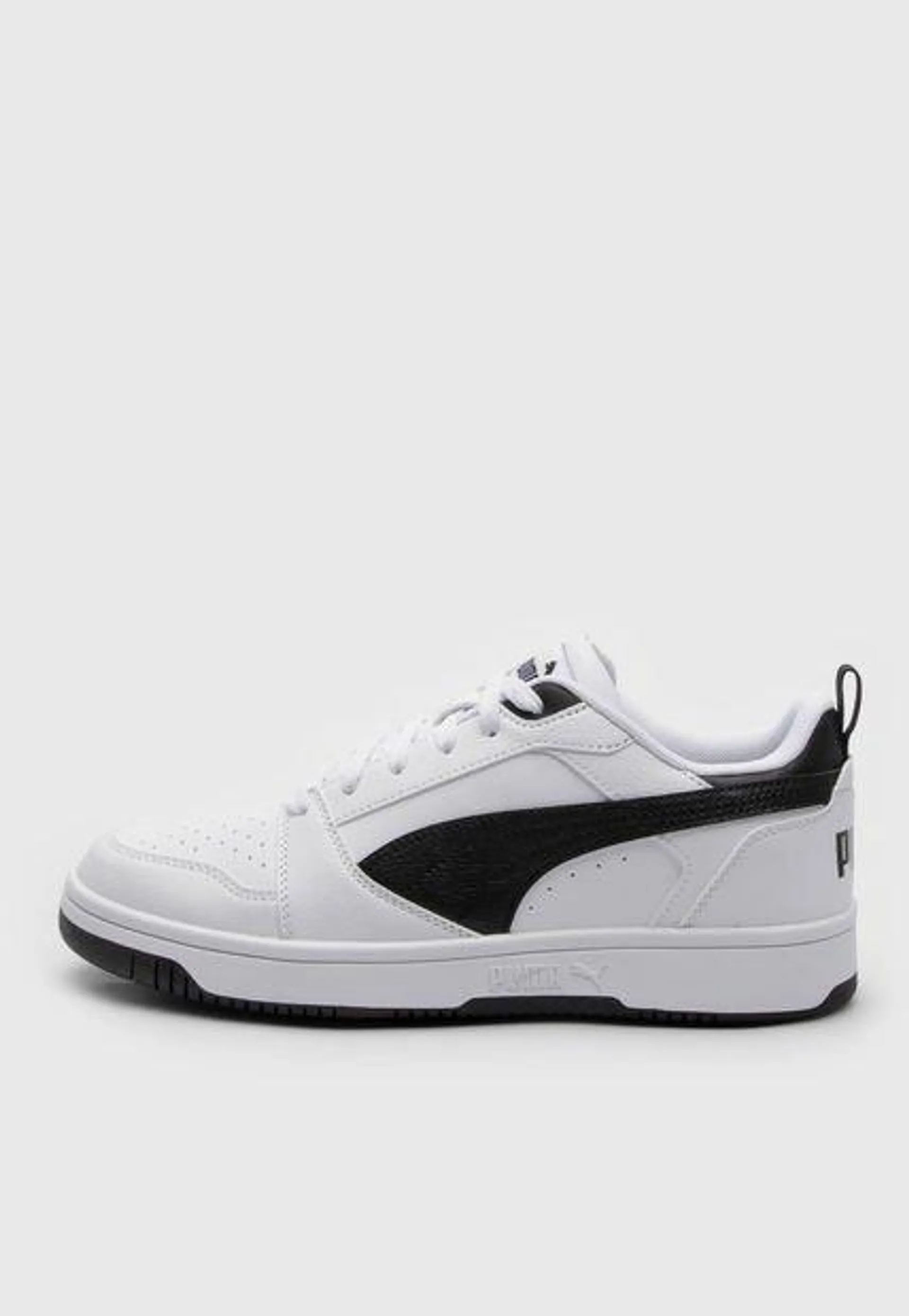 Tenis Lifestyle Blanco-Negro Puma Rebound v6 Low