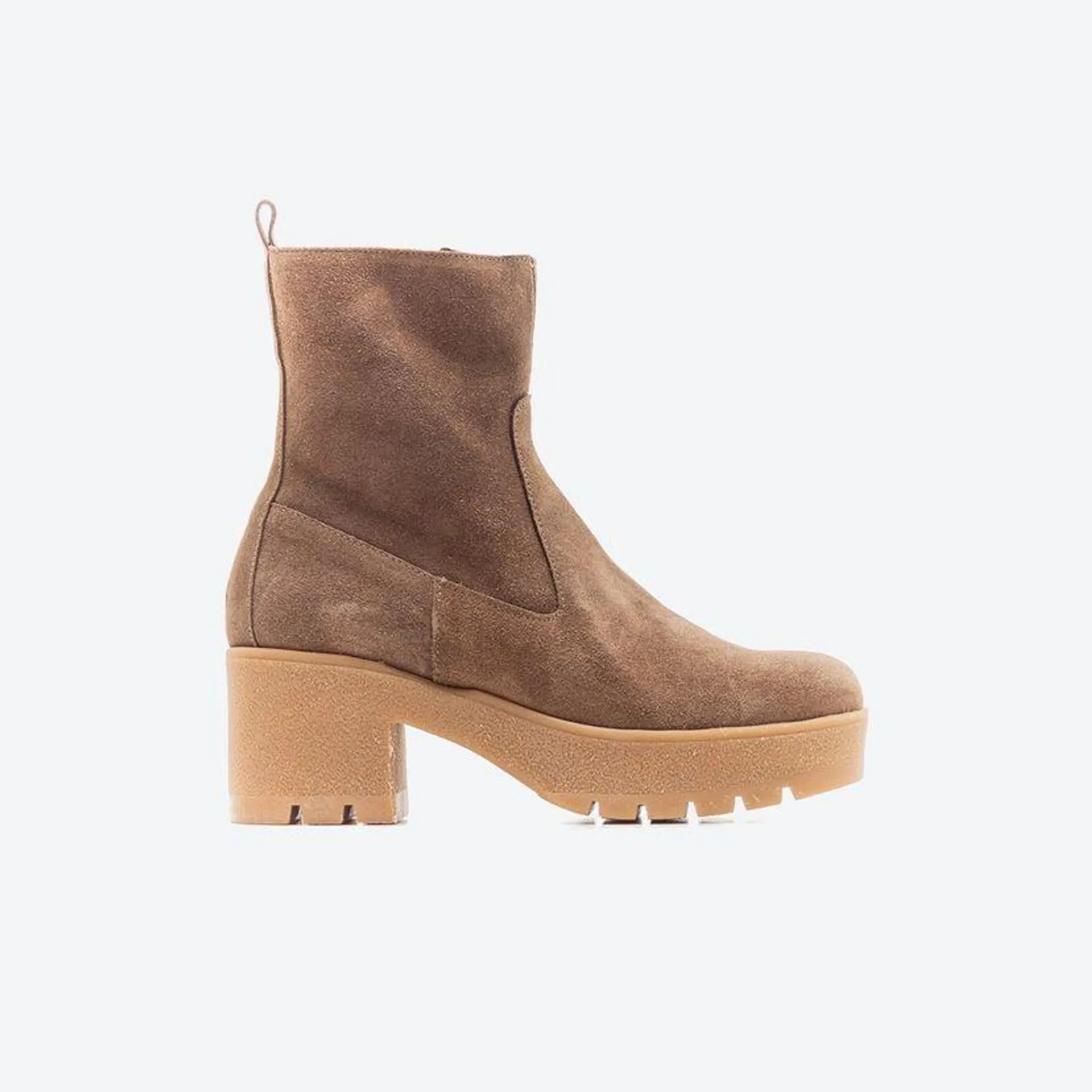 Bota Casual Mujer Freeport Bcgl Castaño Claro