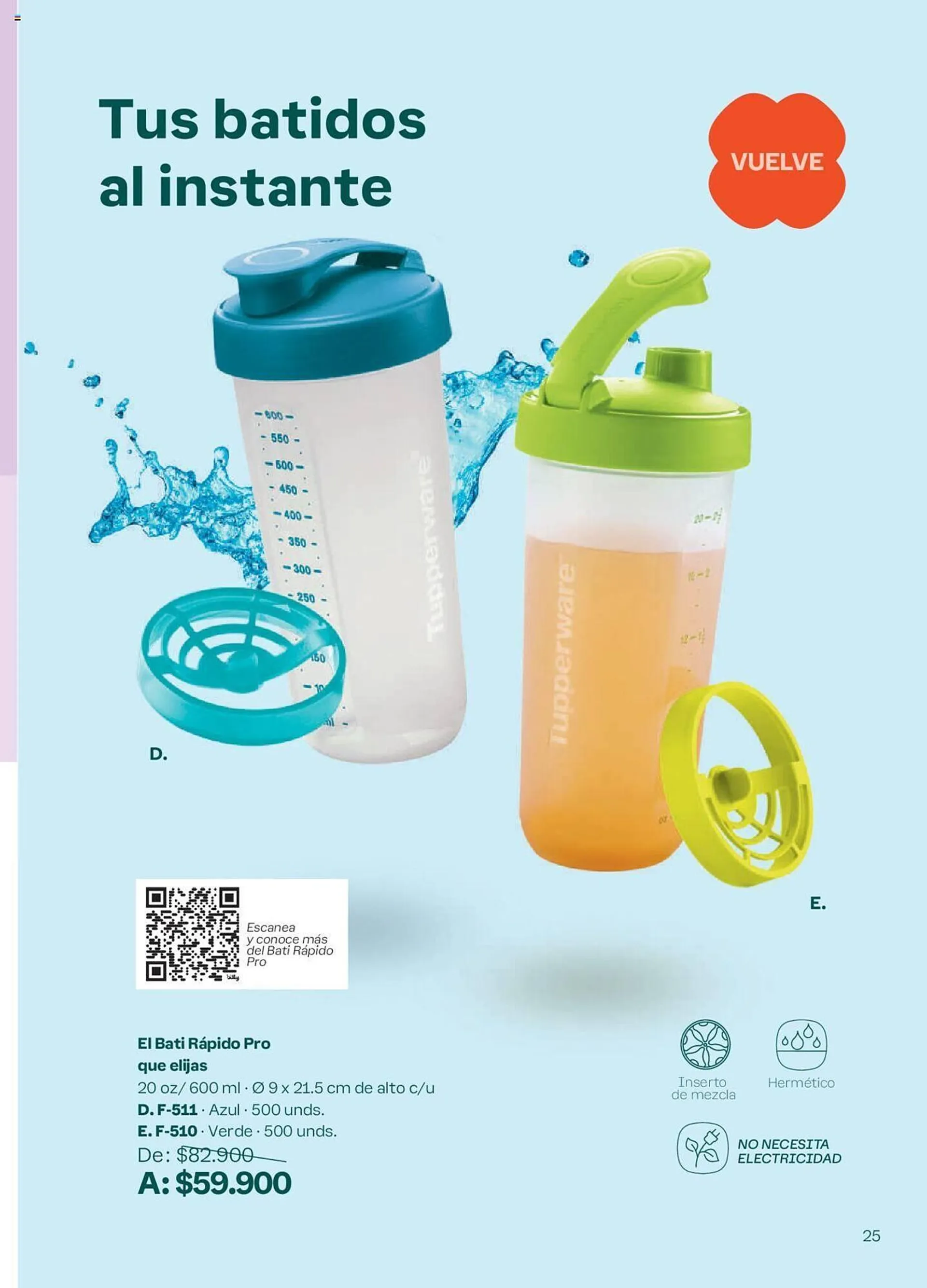 Catalogo de Catálogo Tupperware 14 de junio al 11 de julio 2024 - Pag 25