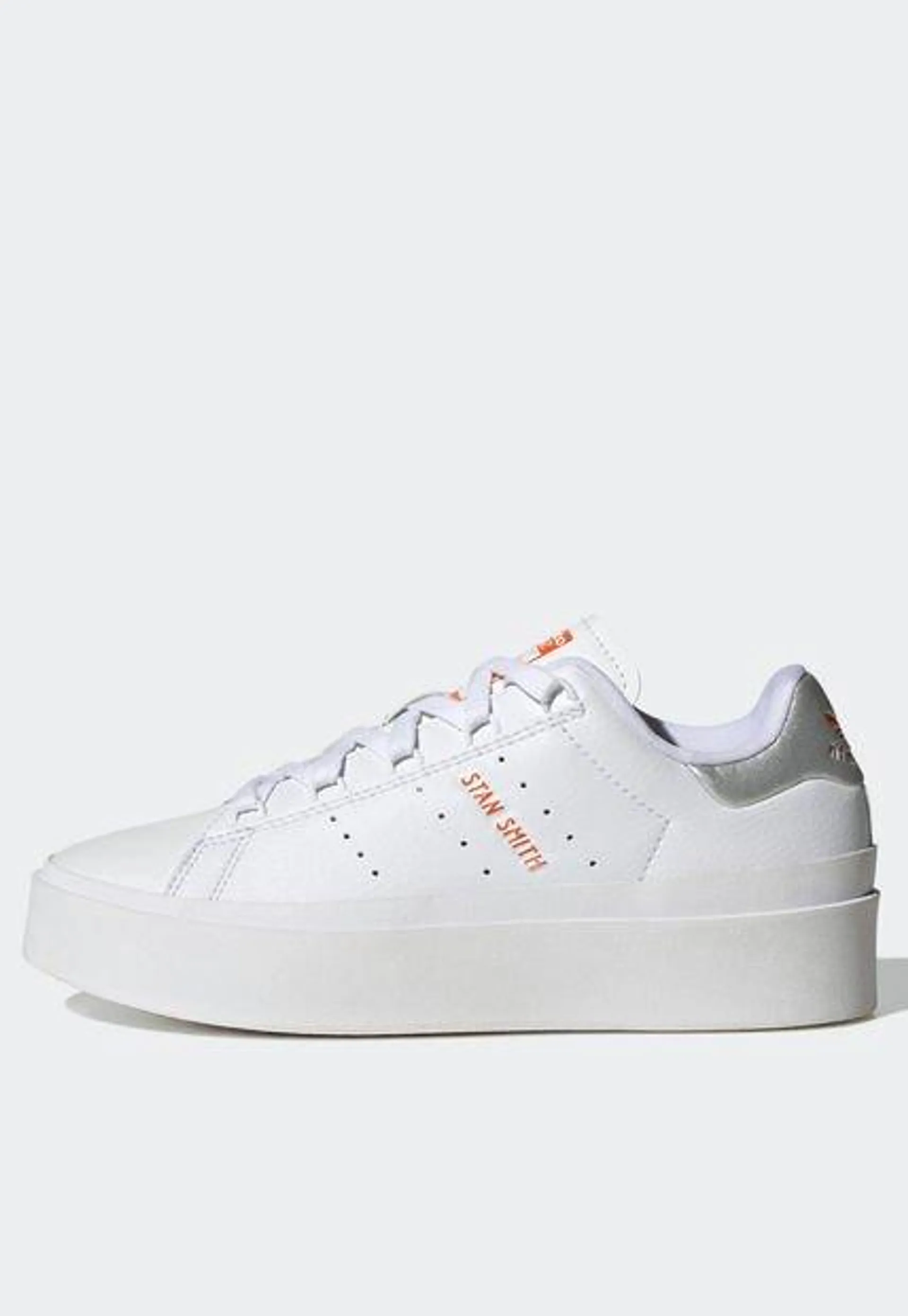 Tenis Lifestyle Blanco-Plateado-Naranja adidas Originals Stan Smith Bonega