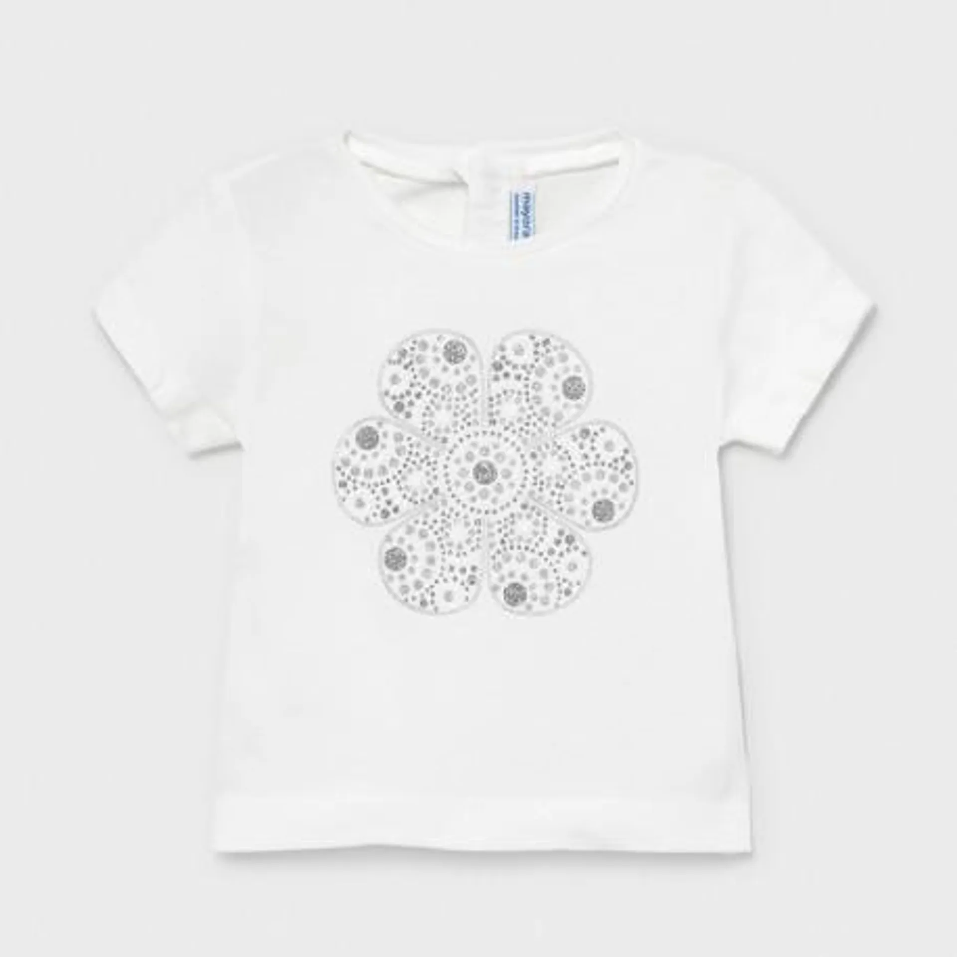 CAMISETA BASICA BLANCO NIÑA BABY MAYORAL REF 105