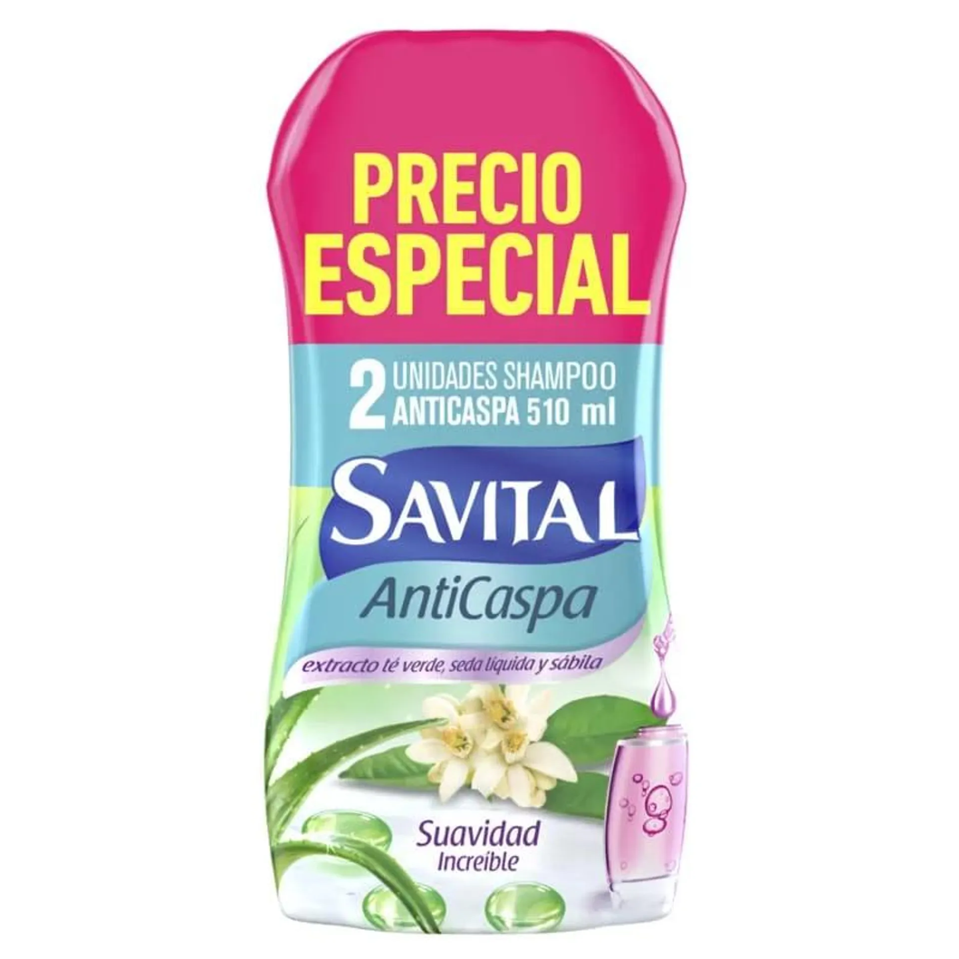 Shampoo Savital Anticaspa Y Te Seda 2 und x 1020 ml