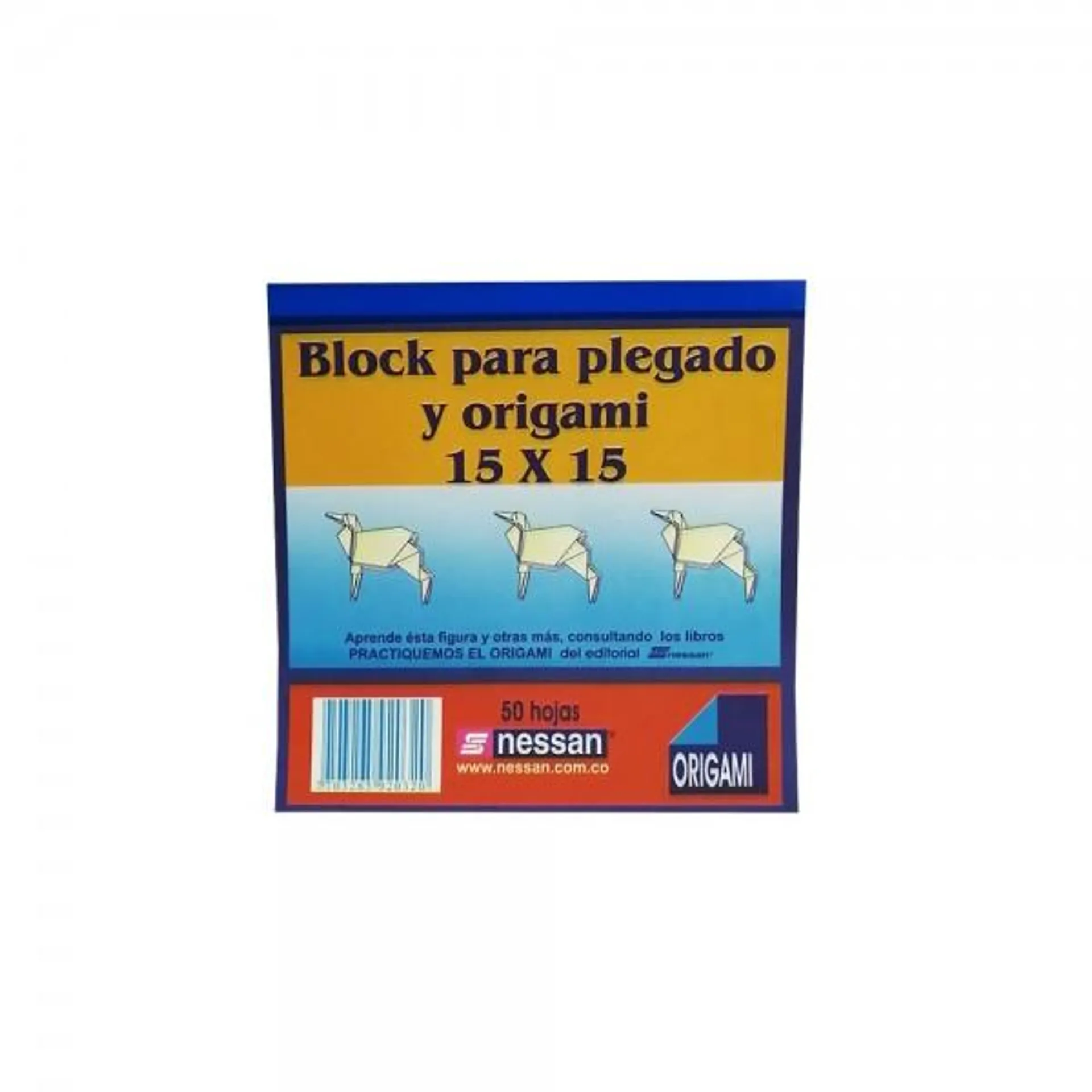 Block Origami 15 x 15 50 hojas Nessan