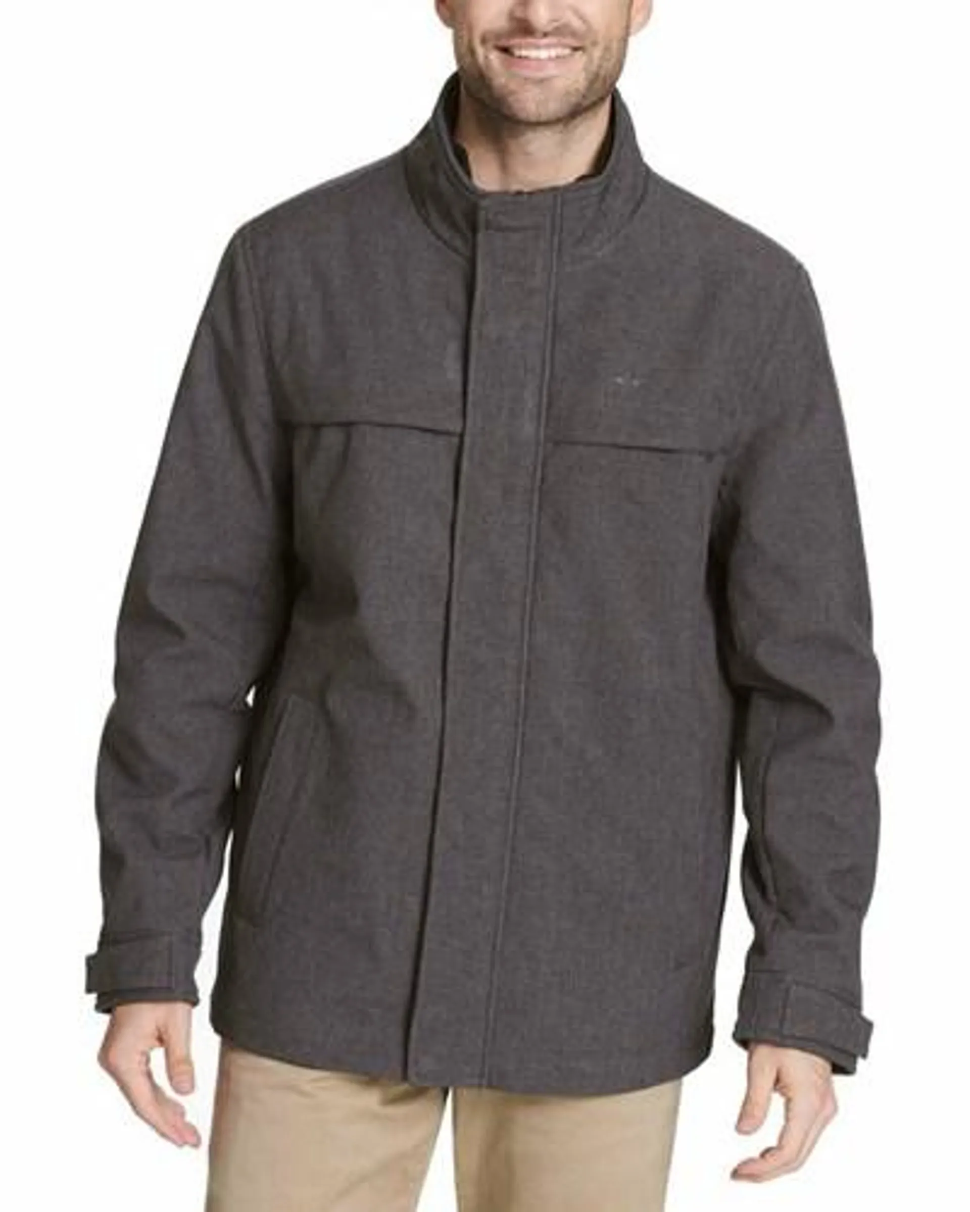 Chaquetas Dockers Softshell Performance Car Coat,Regular Fit Hombre Negras | KJZSD8396