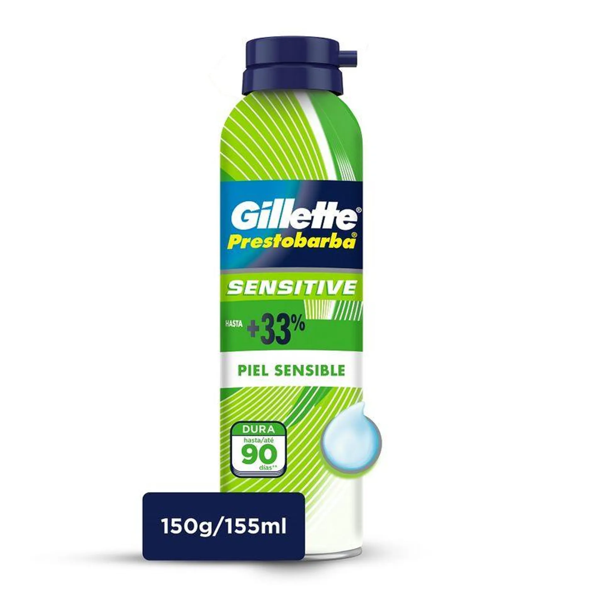 Espuma Afeitar Gillette Sensitive X 150 Ml