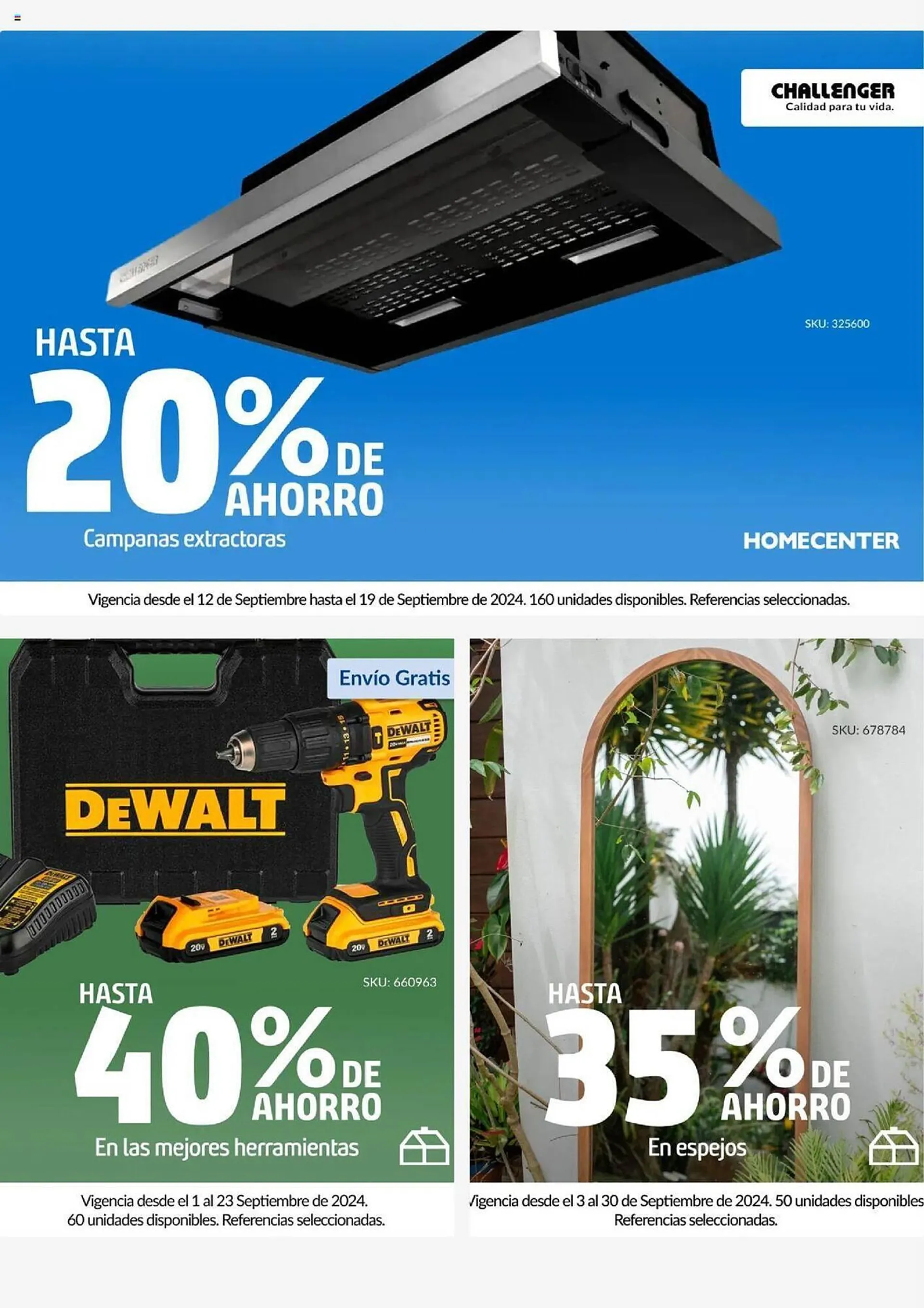 Catalogo de Catálogo Homecenter 12 de septiembre al 19 de septiembre 2024 - Pag 4