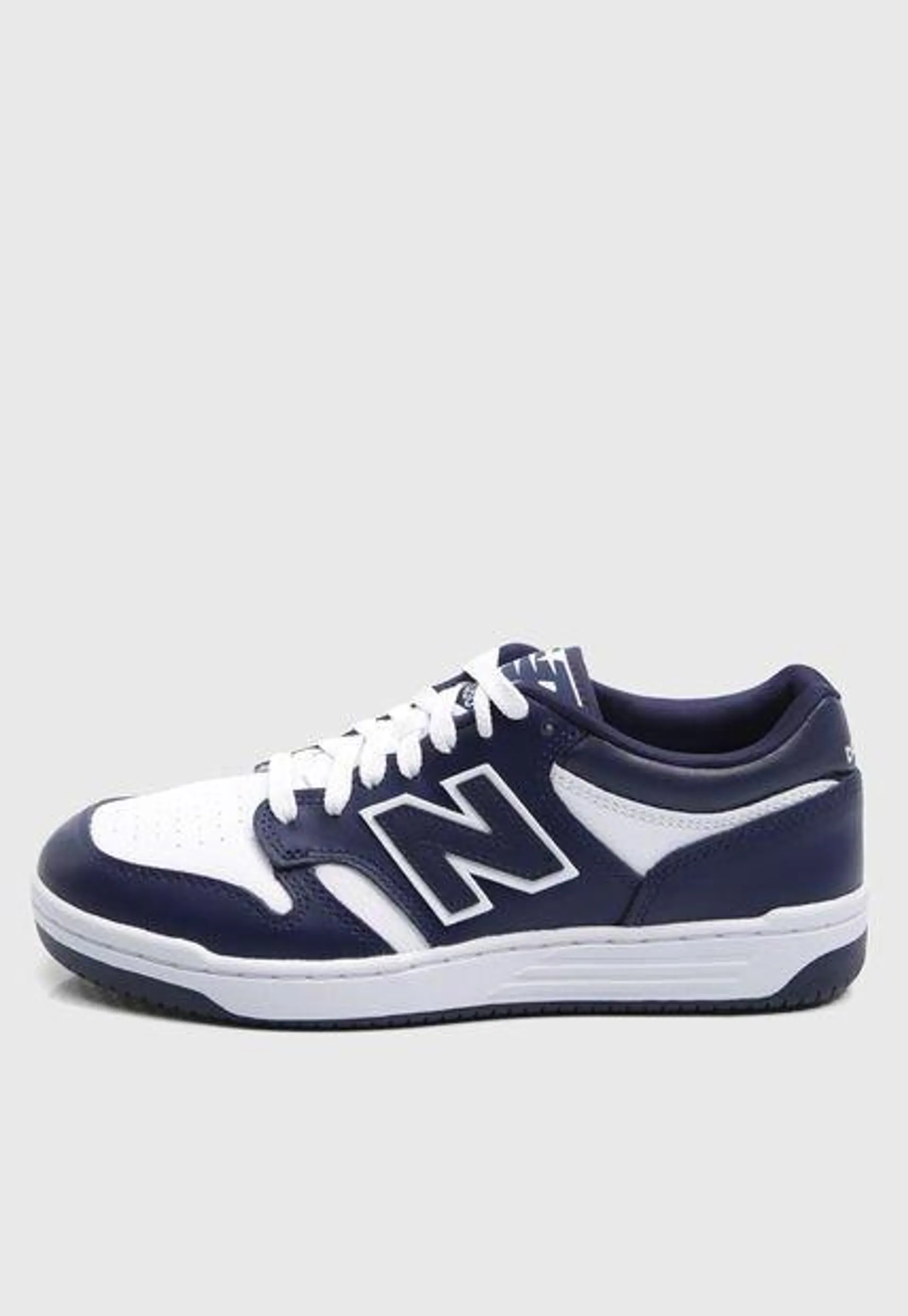 Tenis Lifestyle Azul Navy-Blanco New Balance 480