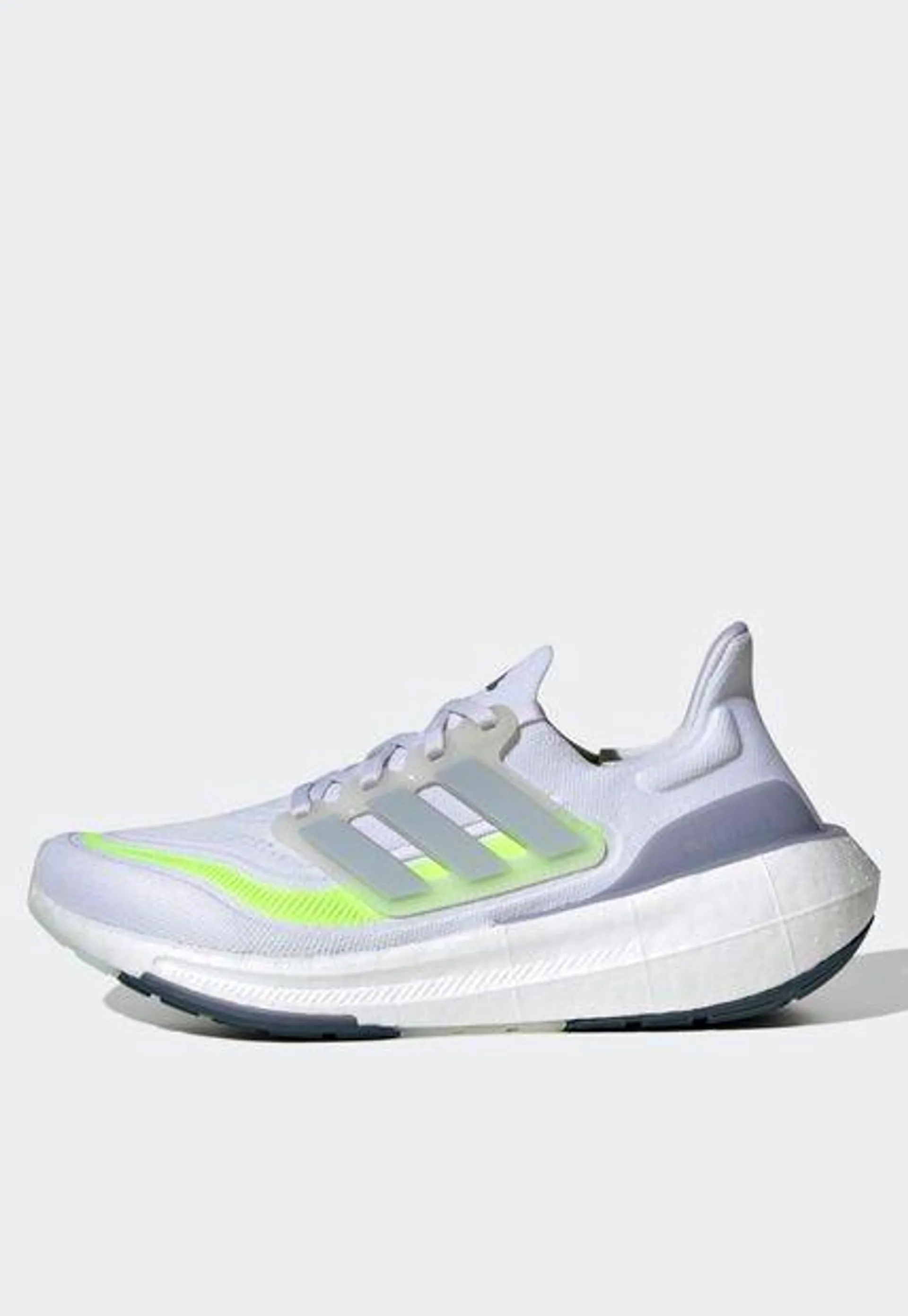 Tenis Running Gris Claro-Verde Neón adidas Performance Ultraboost Light