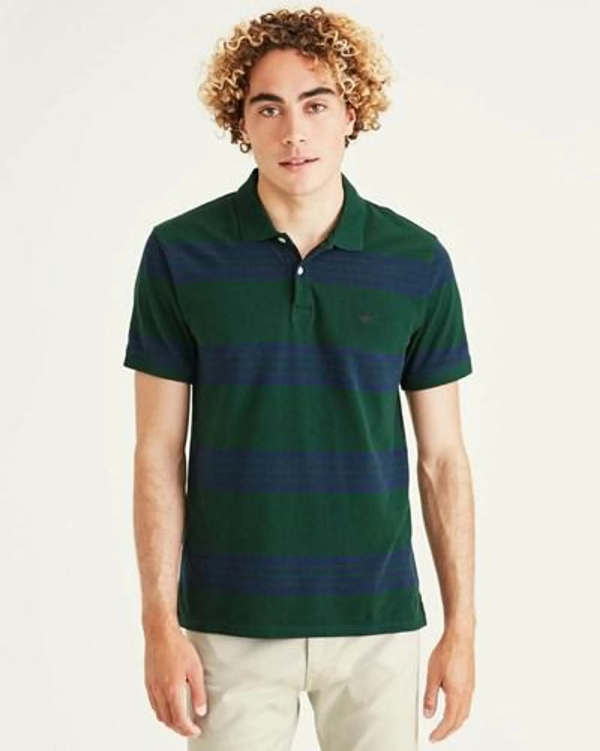 Camisa Polo Dockers Icon Polo Shirts,Slim Fit Hombre Verde | NOTGB5104