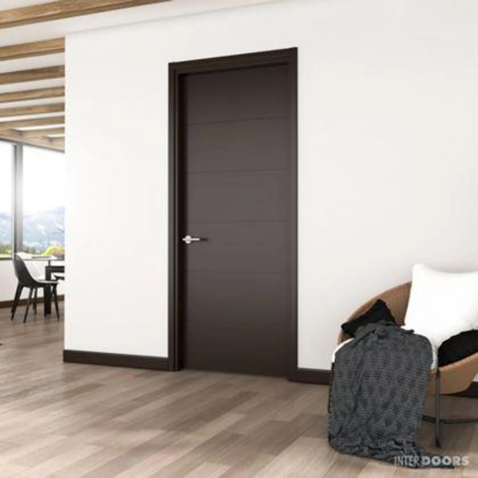 Puerta Valerie 65x214 Cm Chocolate